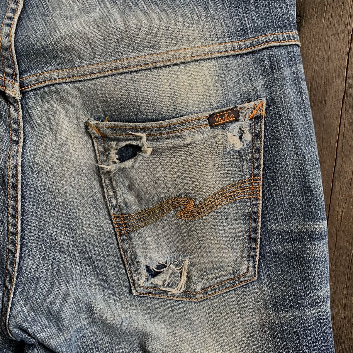 Nudie Jeans Nudie Jeans Distressed Denim Jeans Size US 31 - 10 Thumbnail