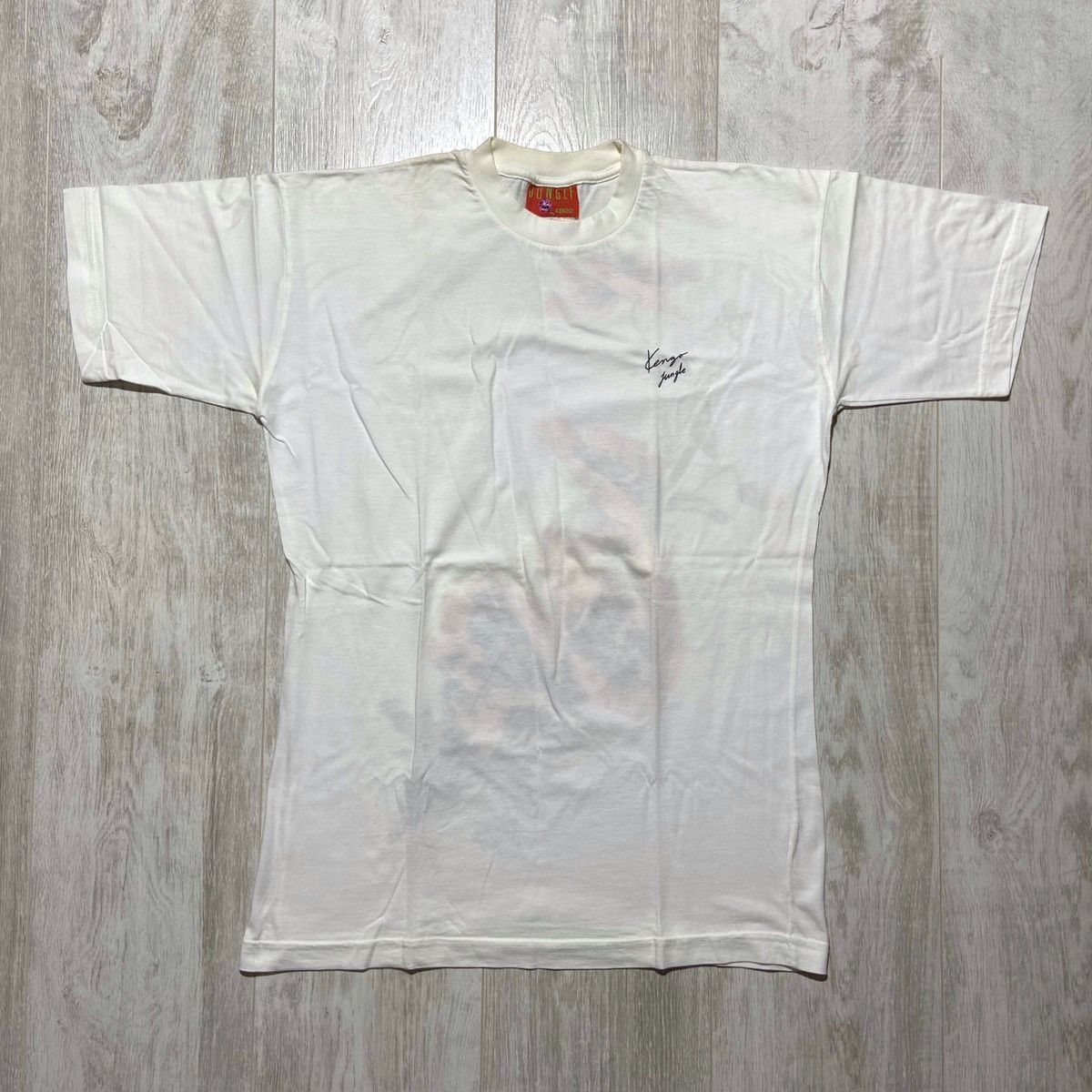 Kenzo × Vintage Vintage 90s Kenzo Jungle Slim Fit T-Shirt Size US L / EU 52-54 / 3 - 2 Thumbnail