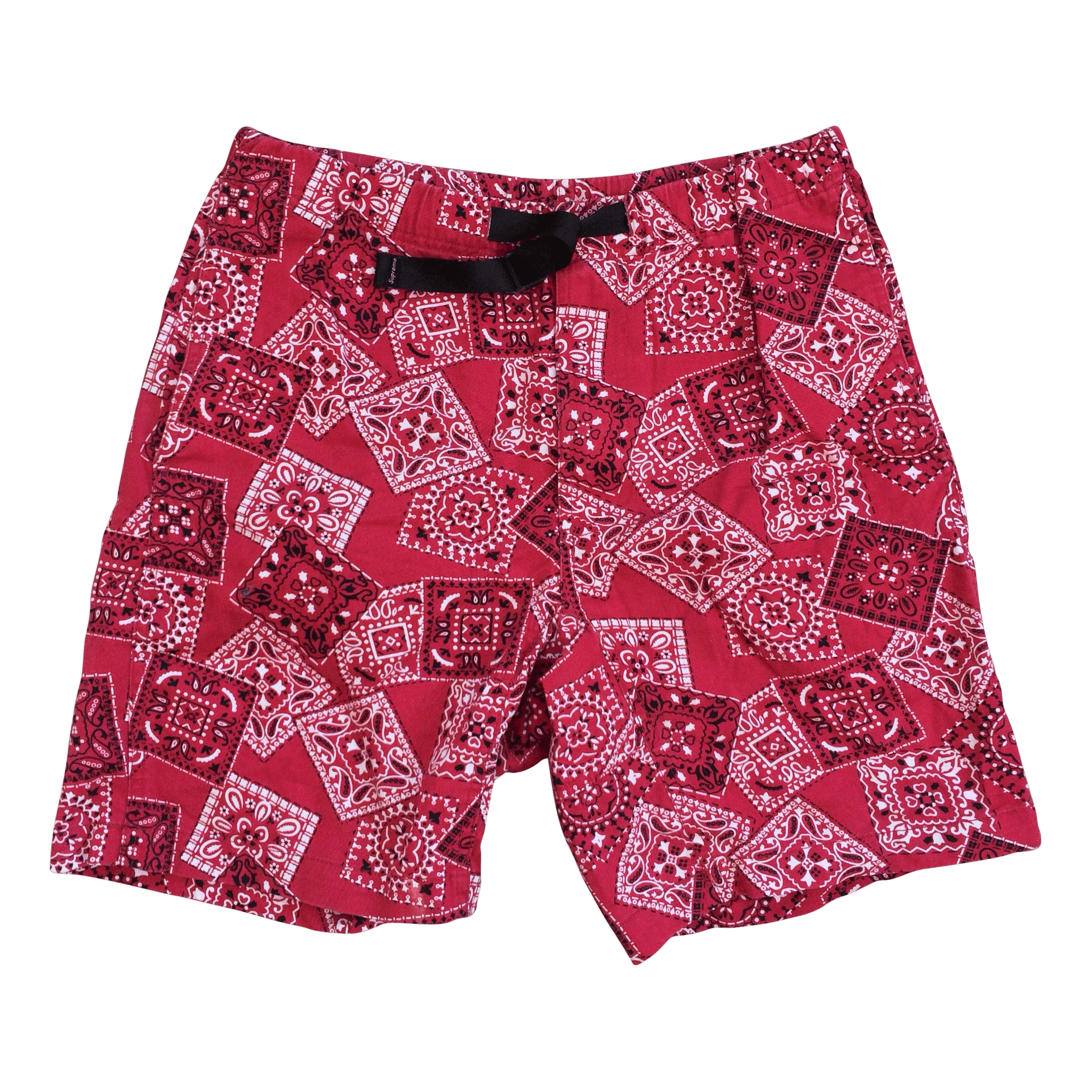 S/S 2015 Supreme Belted Bandana Shorts size small