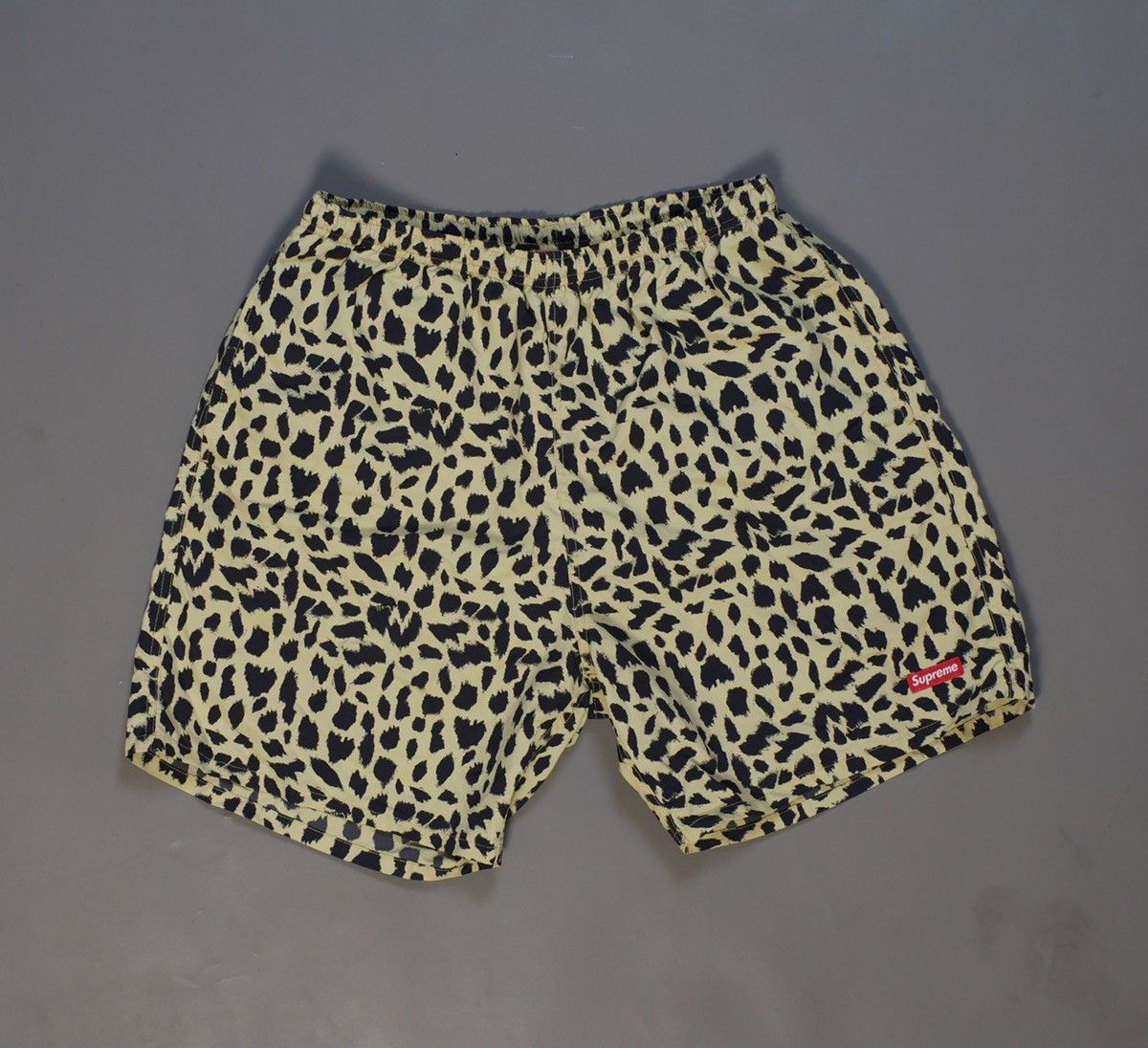 Supreme leopard hotsell water shorts