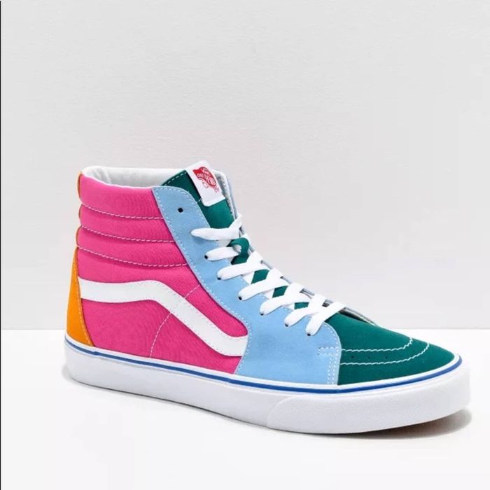 Vans bright hot sale colors