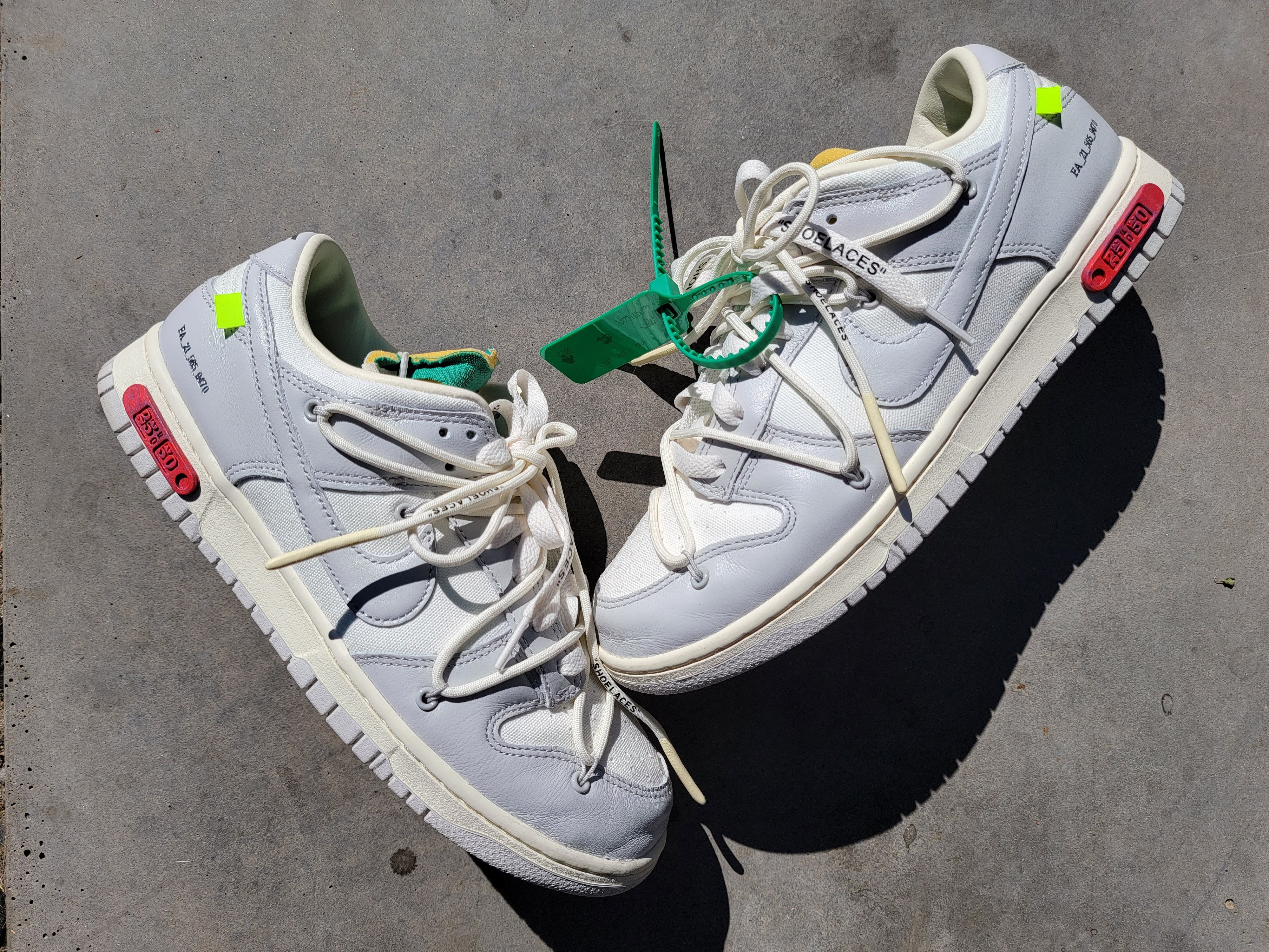 Nike NIKE x OFF-WHITE Dunk Low Lot 25 of 50 - Euro Release | Grailed