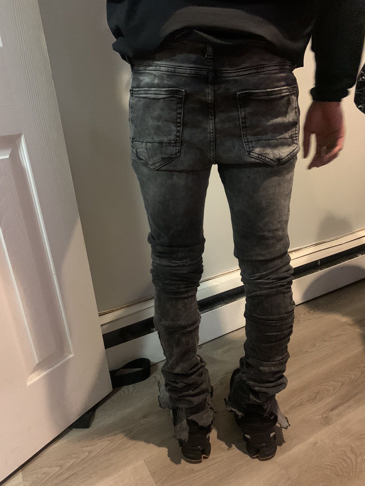 Vintage Custom stacked denim Size US 30 / EU 46 - 4 Thumbnail