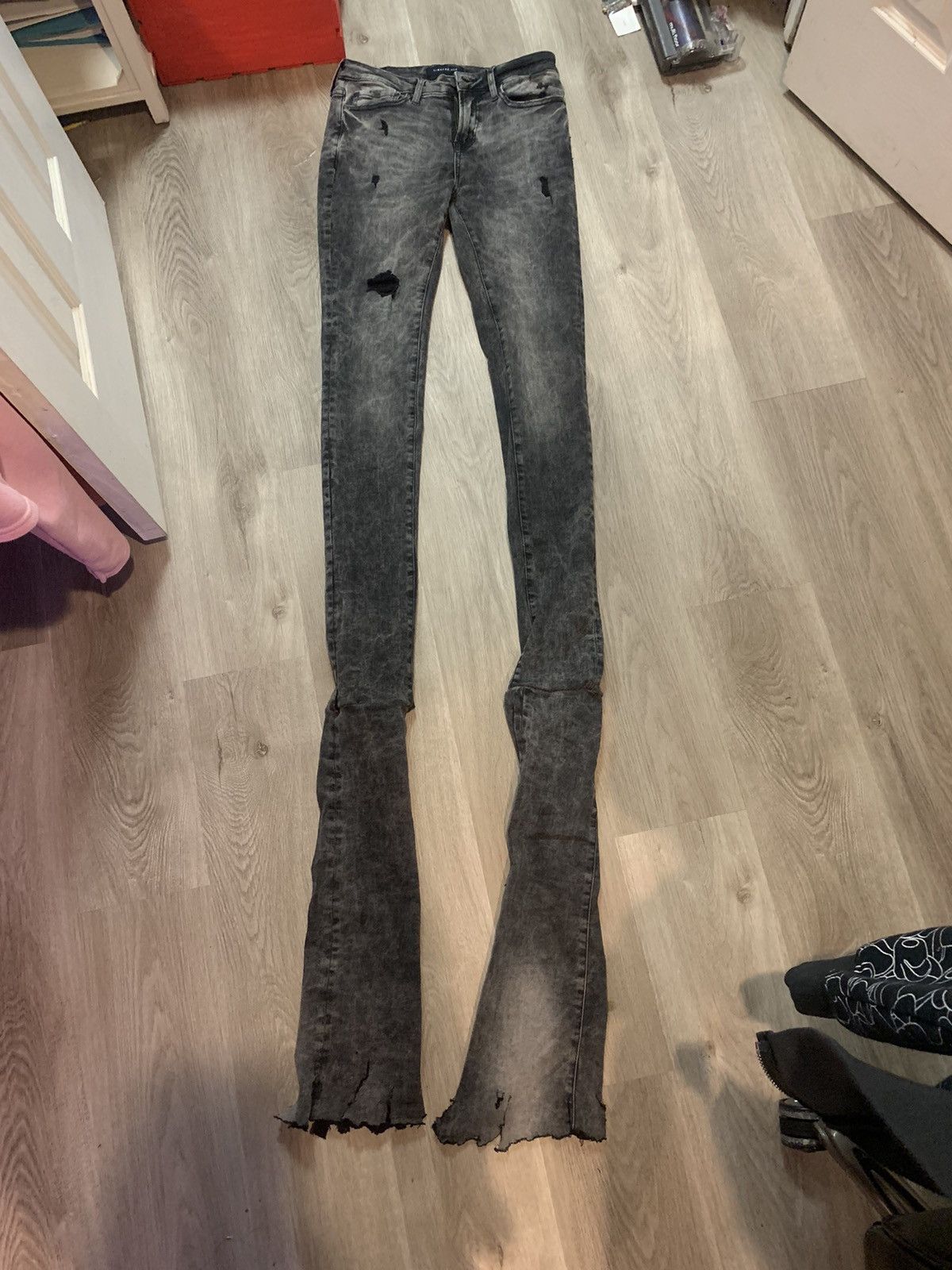 Vintage Custom stacked denim Size US 30 / EU 46 - 1 Thumbnail