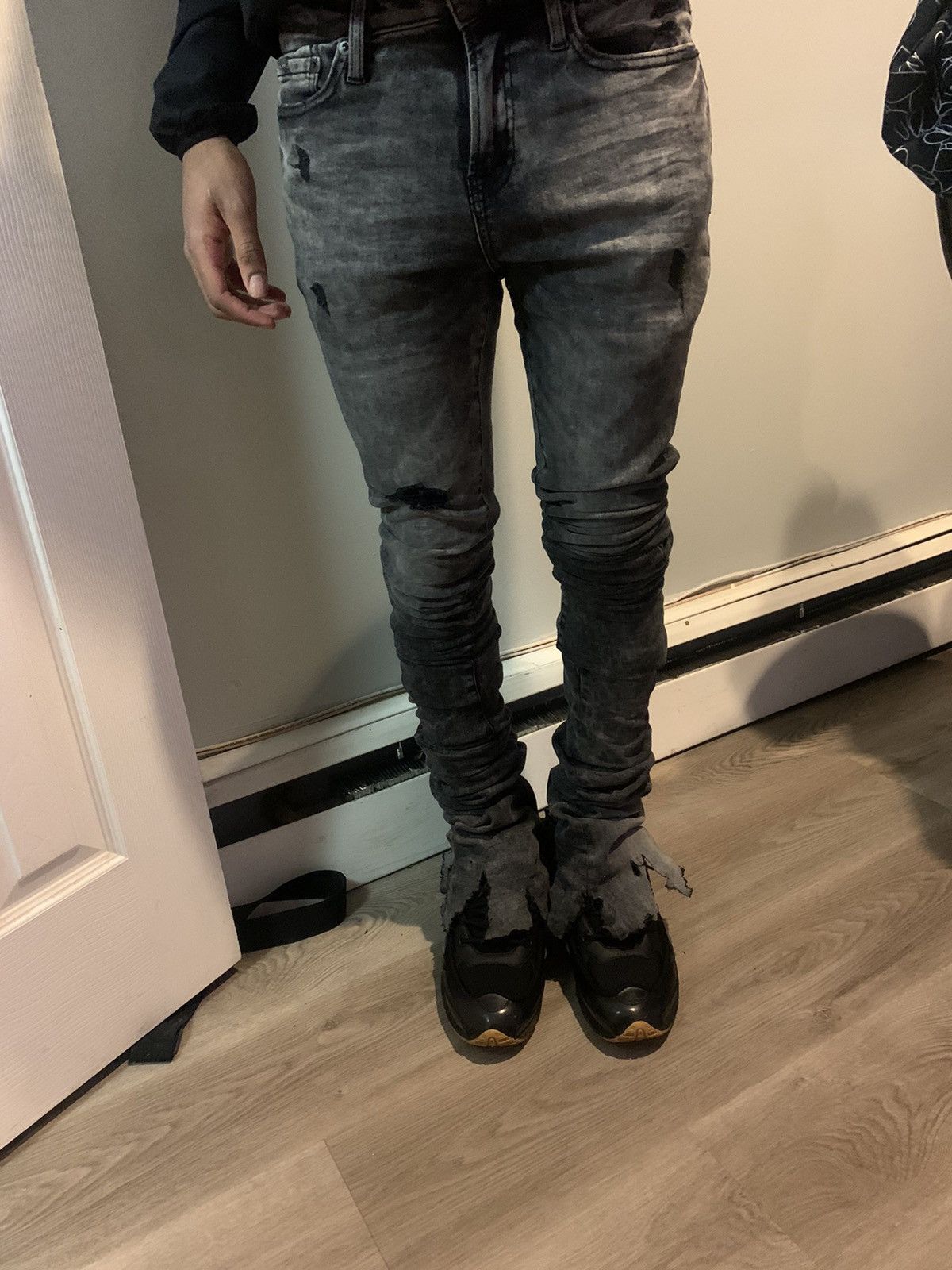 Vintage Custom stacked denim Size US 30 / EU 46 - 3 Thumbnail