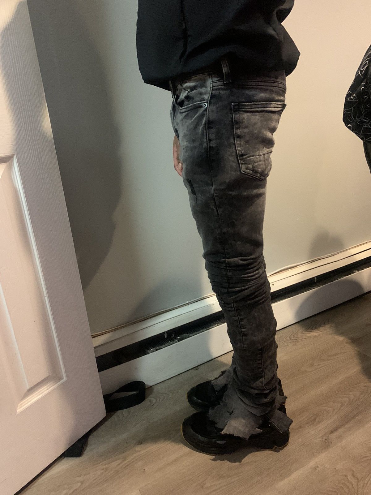 Vintage Custom stacked denim Size US 30 / EU 46 - 5 Thumbnail