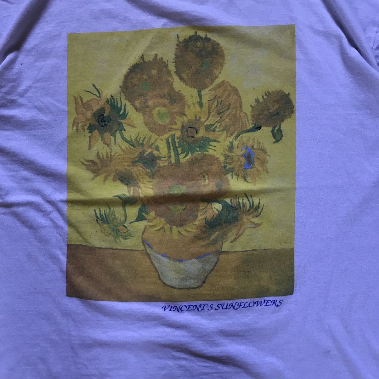 Vintage 90’s Vincent Van Gogh “Sunflower” Tshirt Size US XL / EU 56 / 4 - 3 Thumbnail