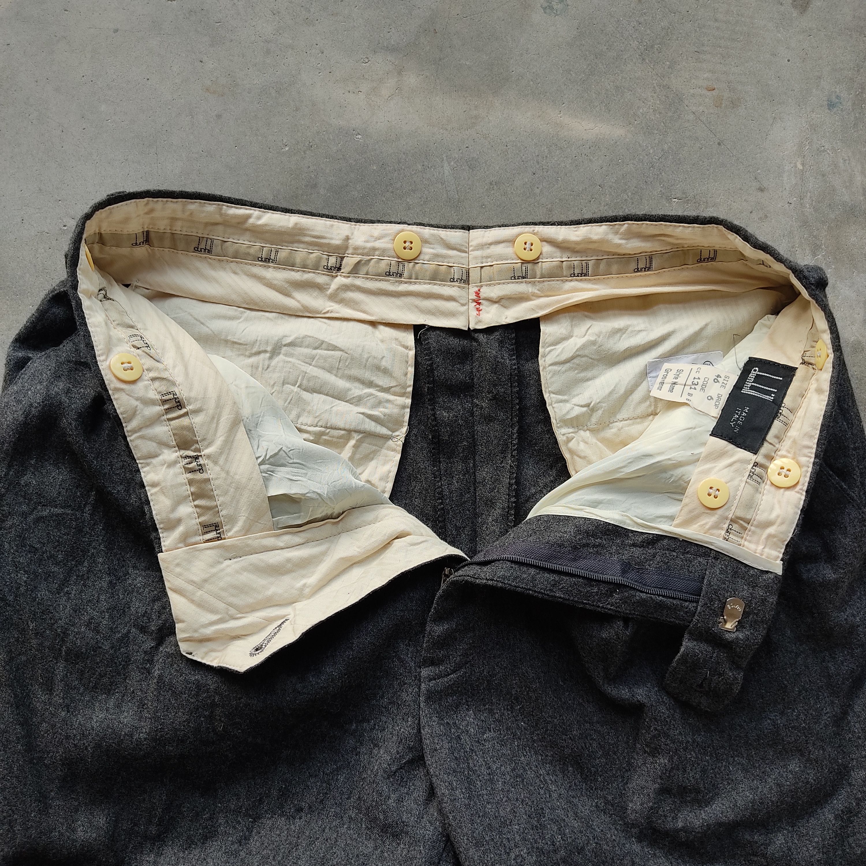 Alfred Dunhill × Vintage Classic Dunhill Trousers Casual Working Pants Size 46S - 3 Thumbnail
