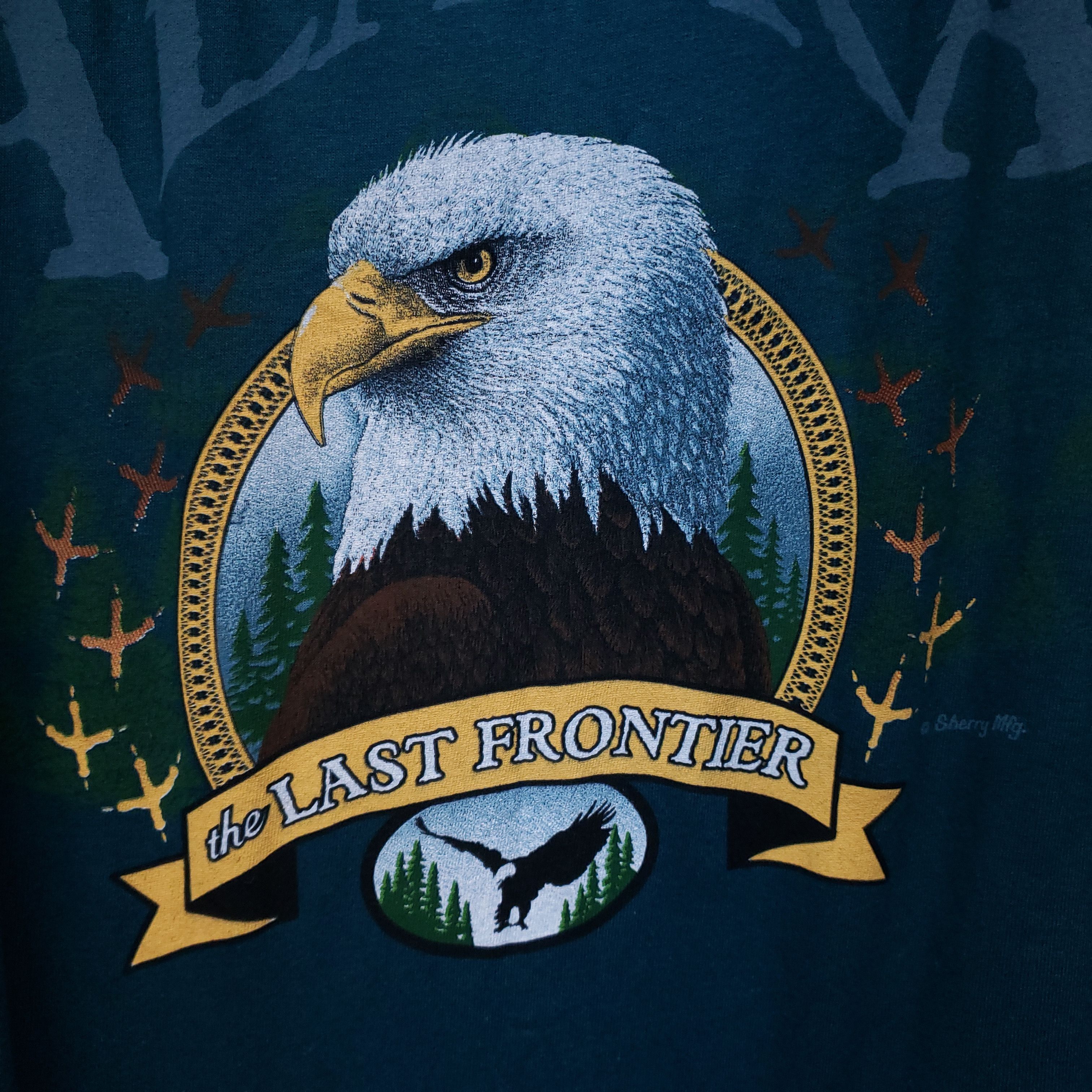 Jerzees × Vintage Vintage Alaska Bald Eagle "The Last Frontier" T-Shirt Size US XL / EU 56 / 4 - 5 Thumbnail