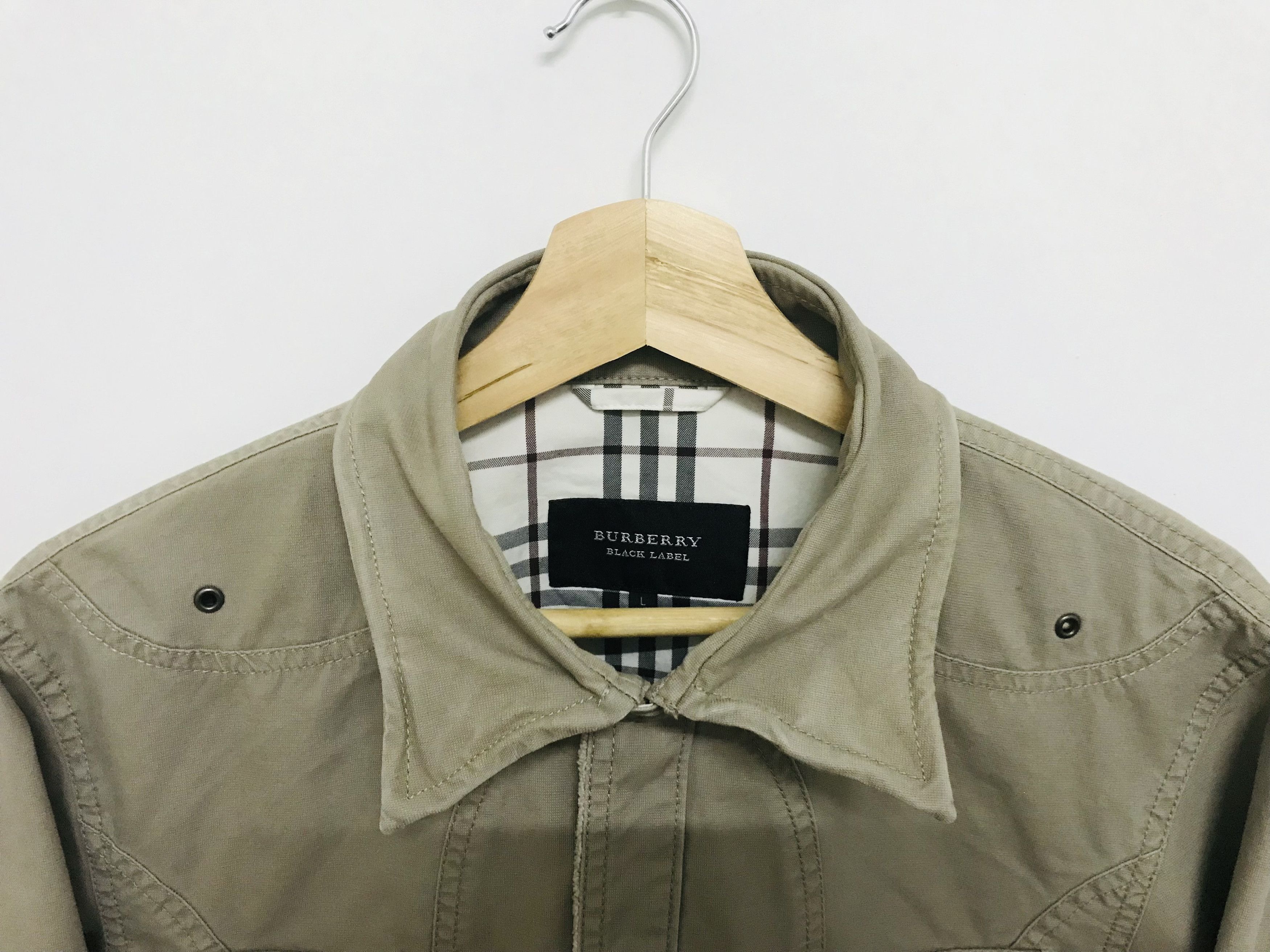 Black Label × Burberry Burberry Black Label Button Ups Shirt Size US M / EU 48-50 / 2 - 9 Thumbnail