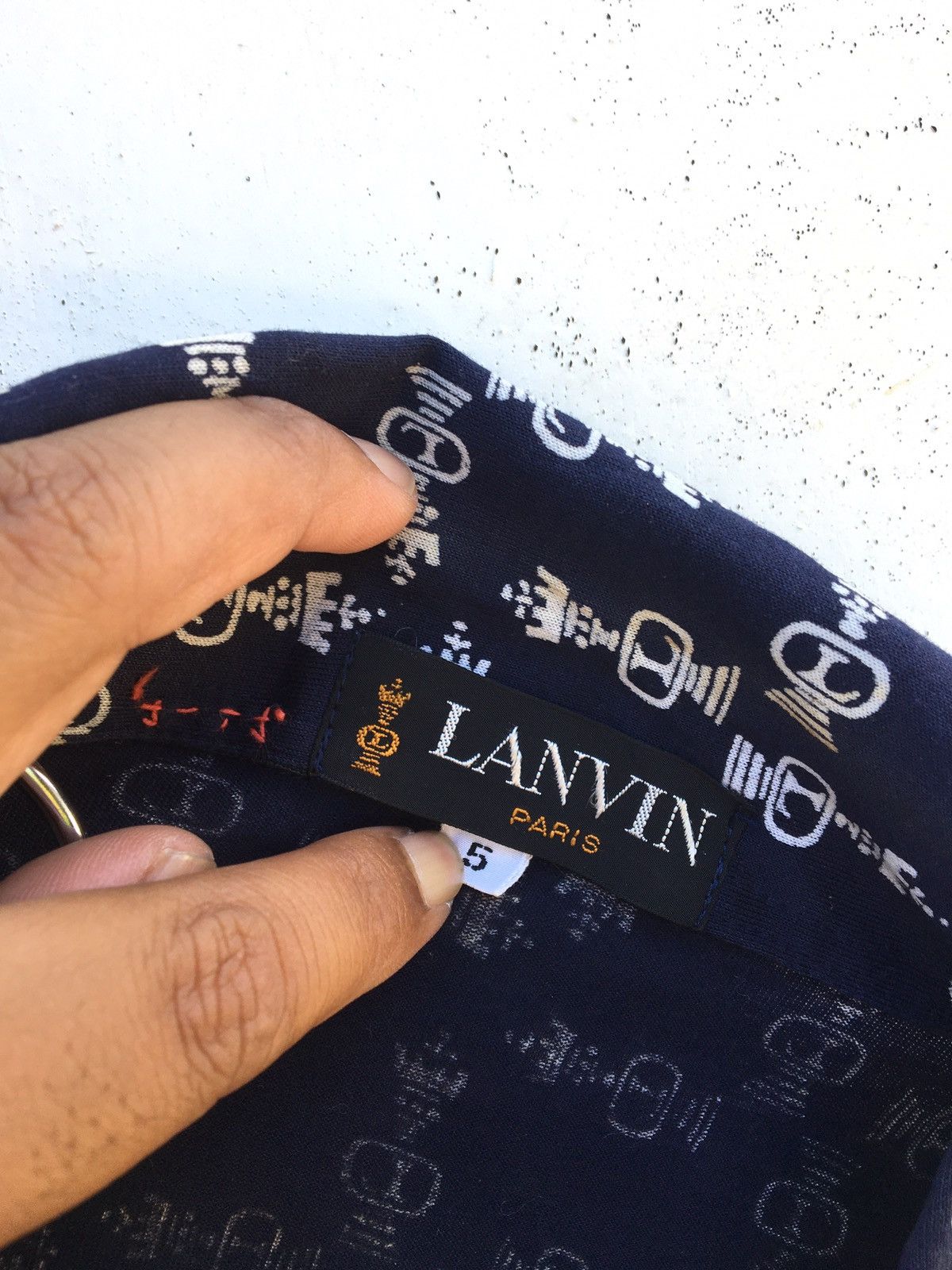Lanvin Rare Vintage 90s Lanvin Logos Polo Shirt Size US S / EU 44-46 / 1 - 7 Thumbnail