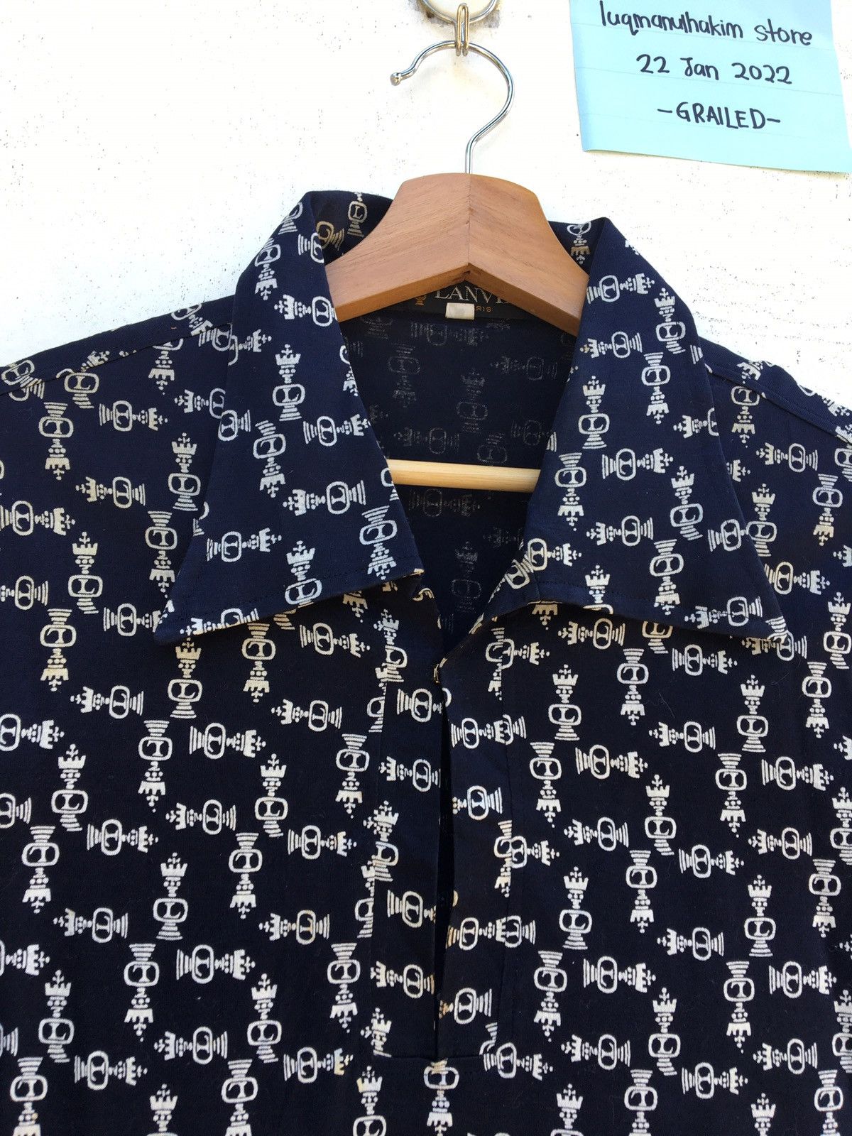 Lanvin Rare Vintage 90s Lanvin Logos Polo Shirt Size US S / EU 44-46 / 1 - 5 Thumbnail