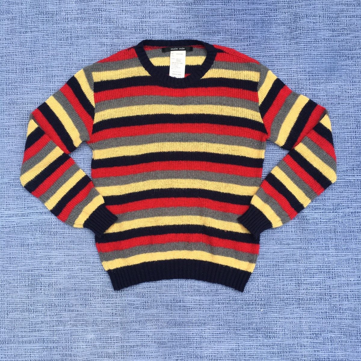 Japanese Brand striped wool Size US S / EU 44-46 / 1 - 1 Thumbnail
