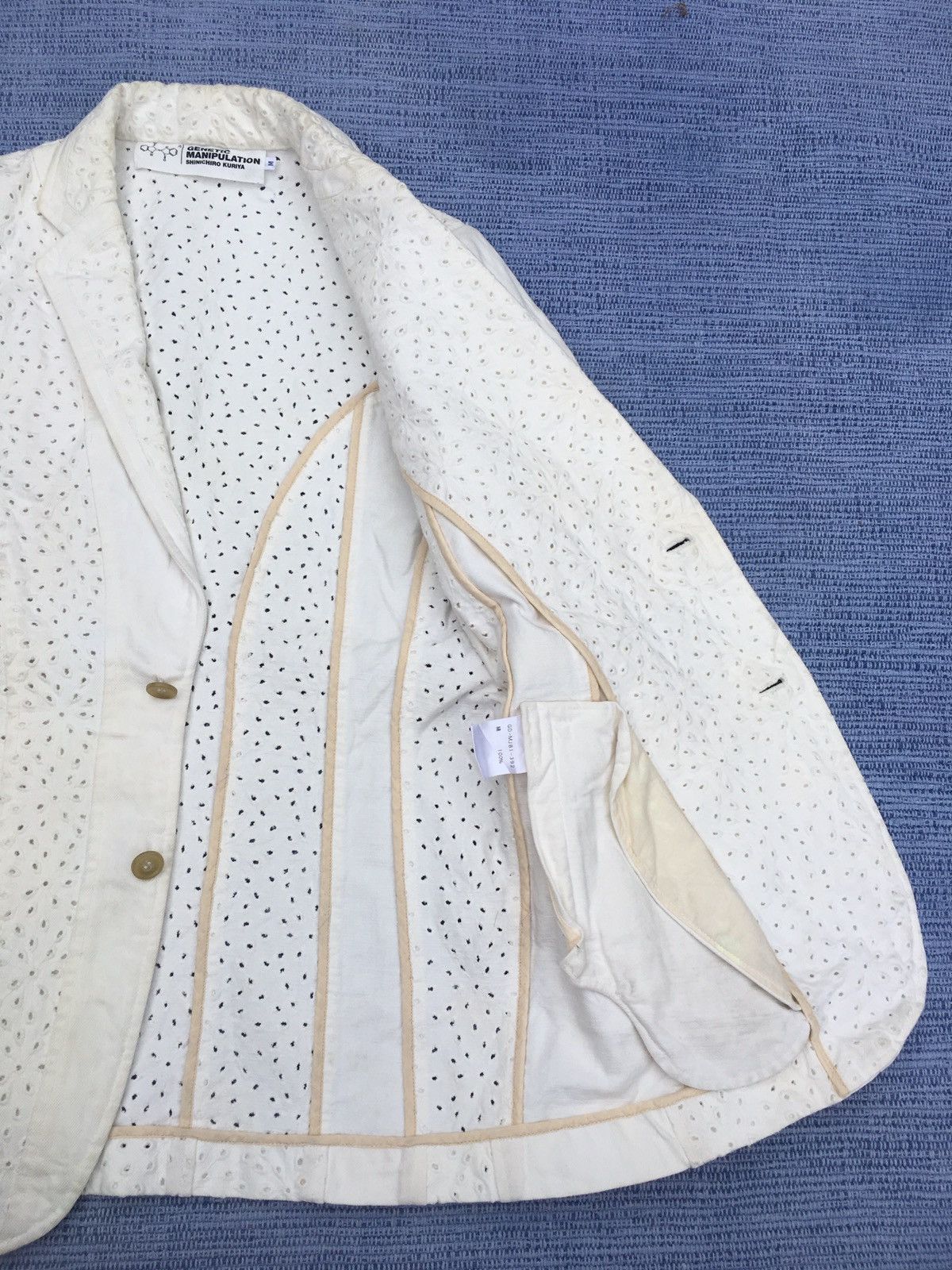 Genetic Manipulation Shinichiro Kuriya cotton blazer Size US M / EU 48-50 / 2 - 6 Thumbnail