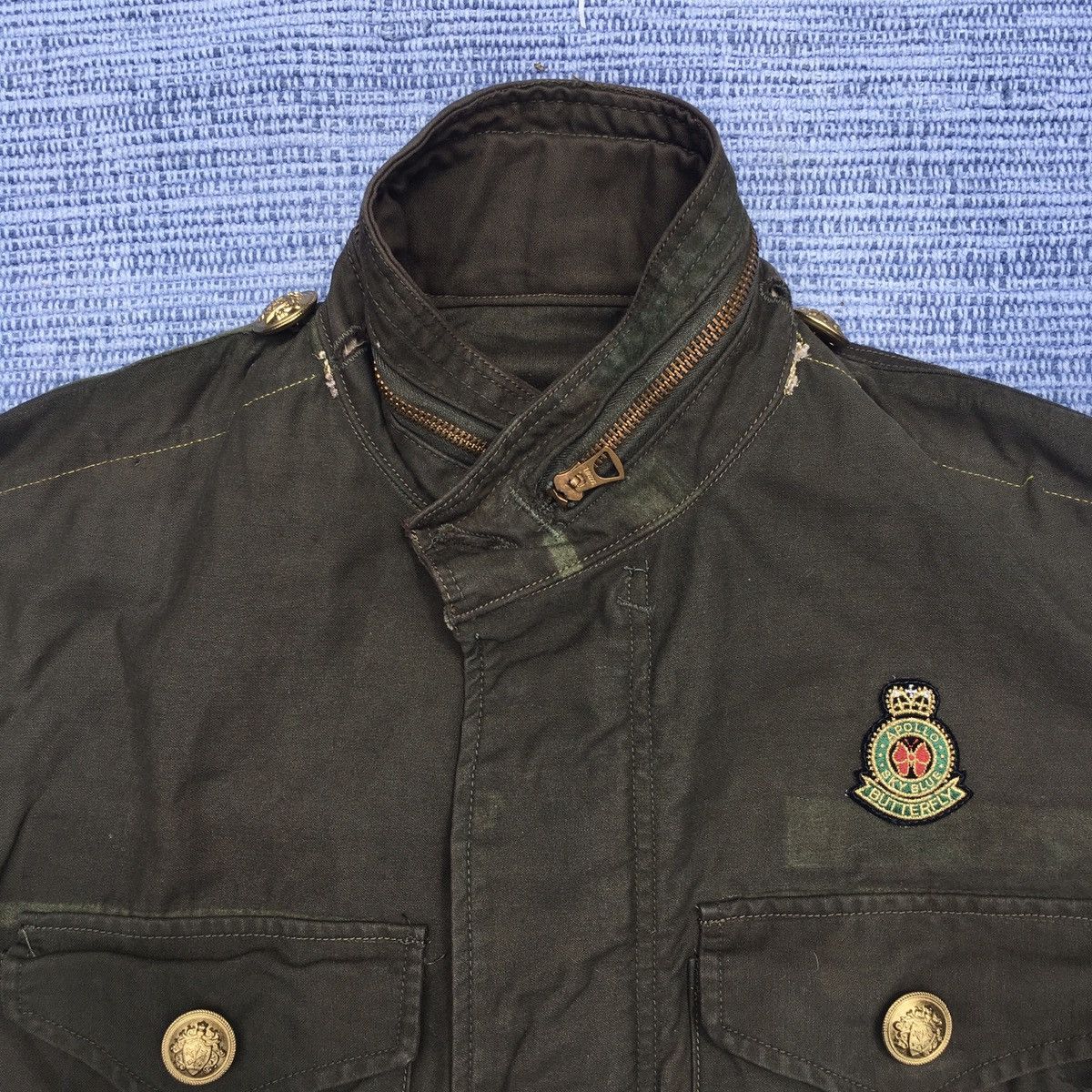 Japanese Brand pandemixx recontructed army jacket Size US M / EU 48-50 / 2 - 2 Thumbnail