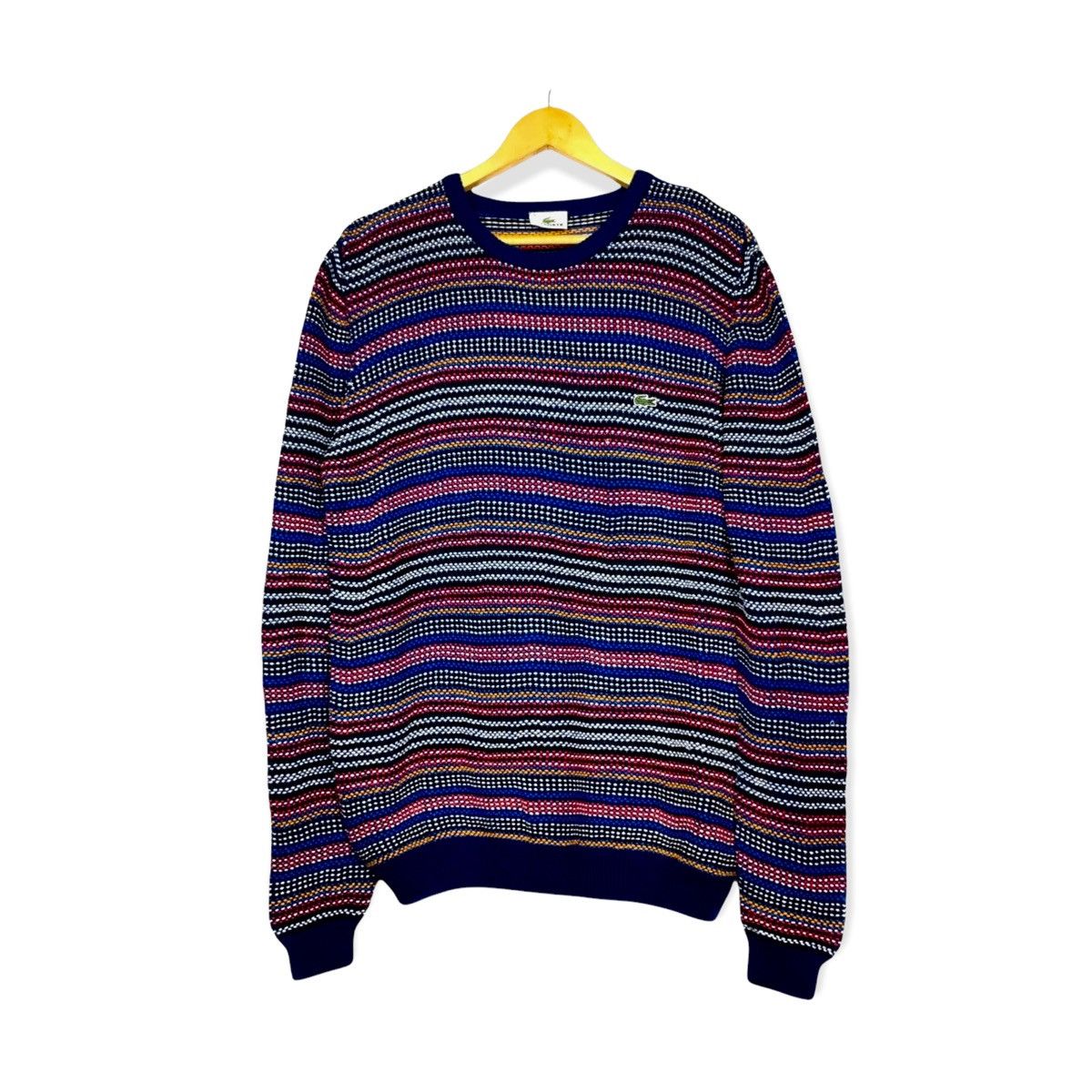 Lacoste Lacoste Multicolor Southweatern Aztec Knitted Pulls Sweater Size US L / EU 52-54 / 3 - 1 Thumbnail