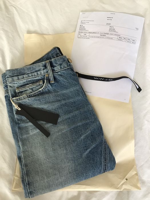 Fear of God 5th Collection Vintage Wash Selvedge Denim Jean | Grailed