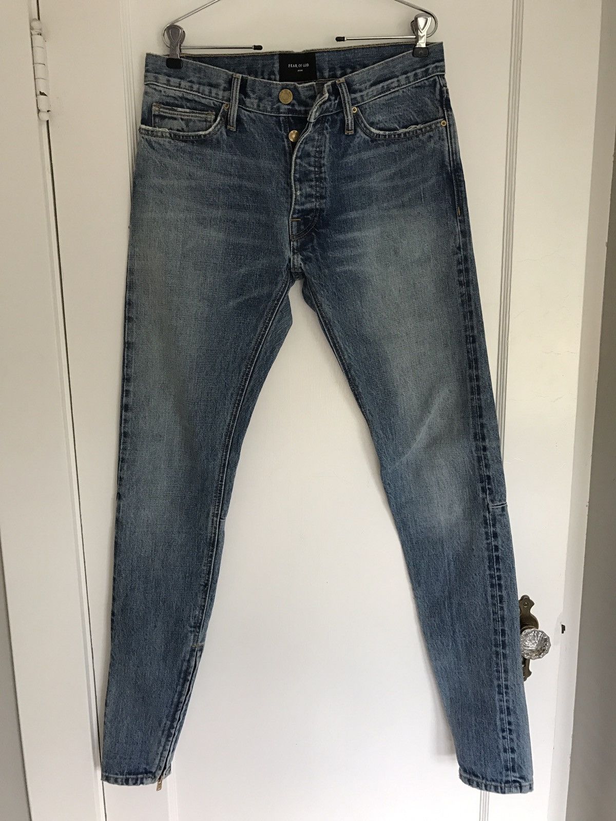 Fear of God 5th Collection Vintage Wash Selvedge Denim Jean | Grailed