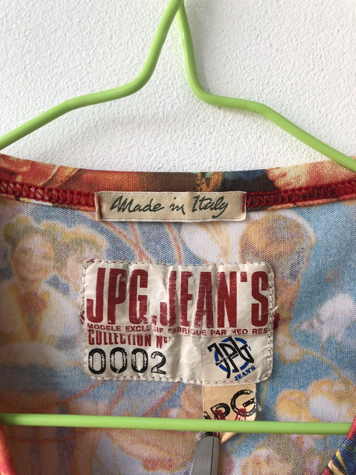 Jean Paul Gaultier JPG Jean’s propaganda print mesh top (M) Size US M / EU 48-50 / 2 - 4 Thumbnail