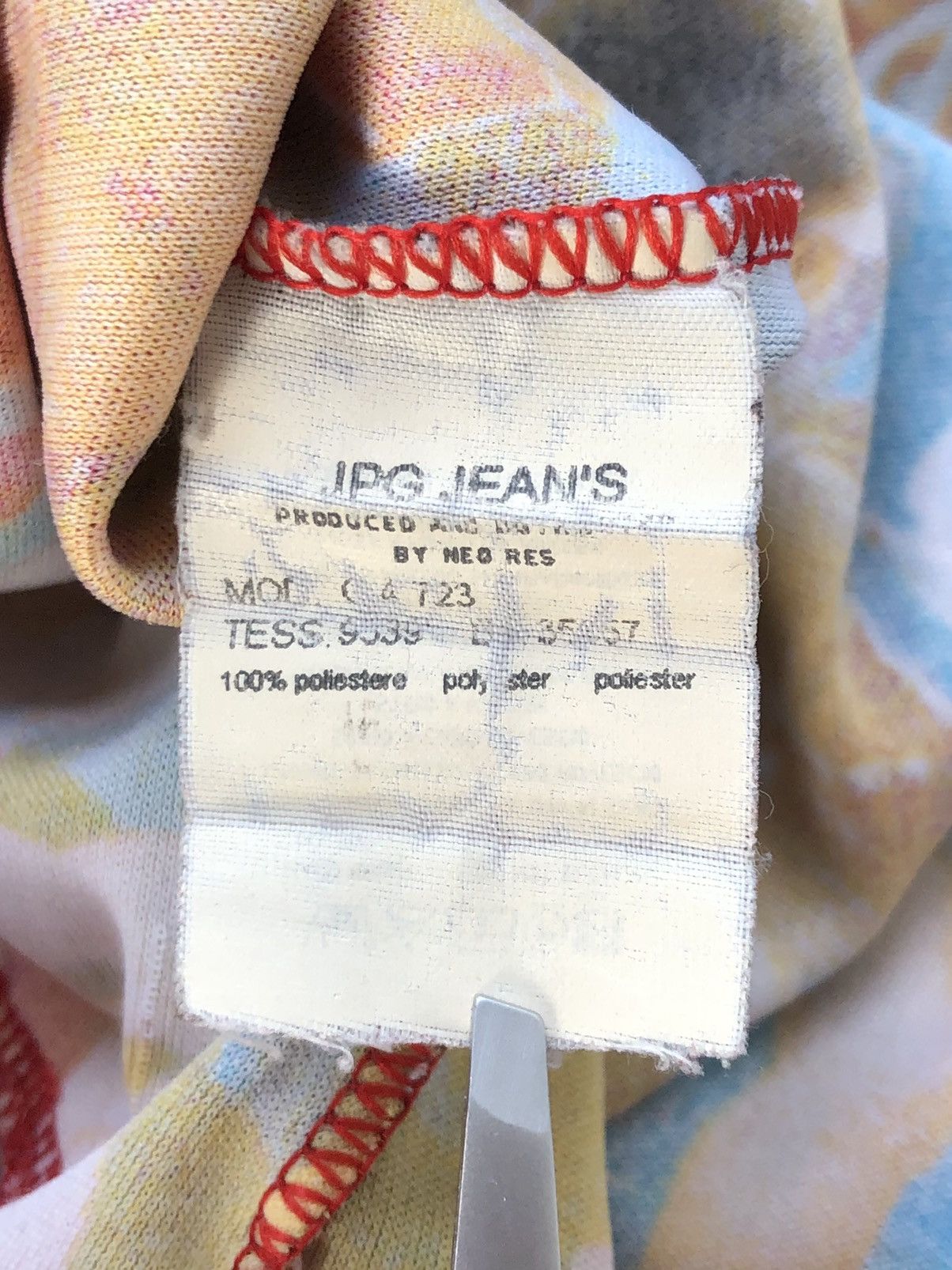 Jean Paul Gaultier JPG Jean’s propaganda print mesh top (M) Size US M / EU 48-50 / 2 - 7 Thumbnail