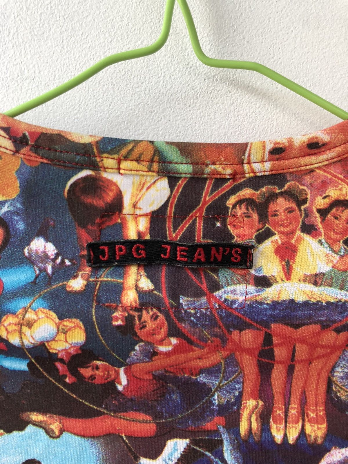 Jean Paul Gaultier JPG Jean’s propaganda print mesh top (M) Size US M / EU 48-50 / 2 - 5 Thumbnail