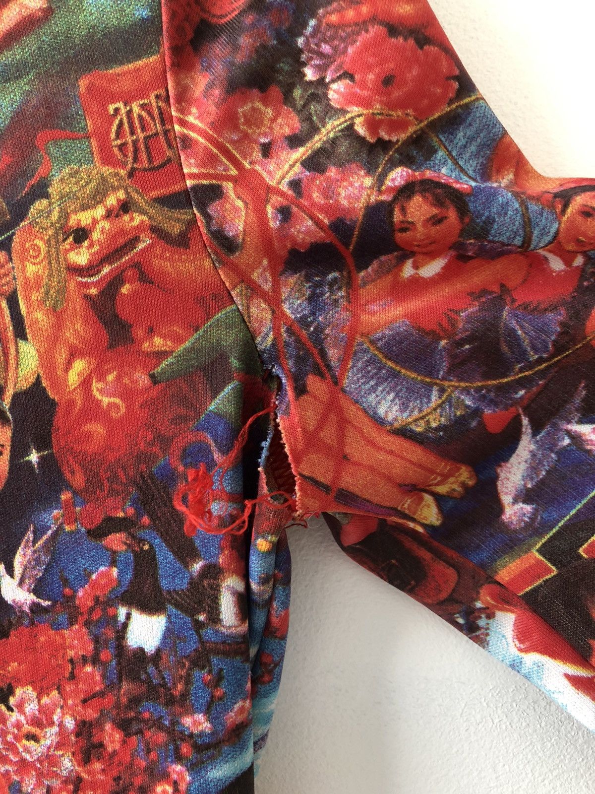 Jean Paul Gaultier JPG Jean’s propaganda print mesh top (M) Size US M / EU 48-50 / 2 - 6 Thumbnail