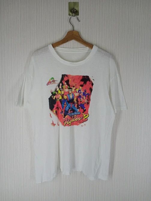 The Game Rare Vintage 1994 Virtua Fighter 2 Sega Genesis Tshirt Size US L / EU 52-54 / 3 - 2 Thumbnail