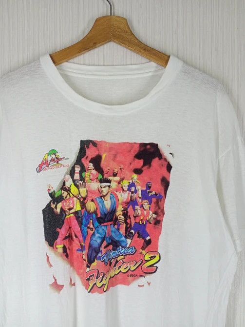 The Game Rare Vintage 1994 Virtua Fighter 2 Sega Genesis Tshirt Size US L / EU 52-54 / 3 - 1 Thumbnail