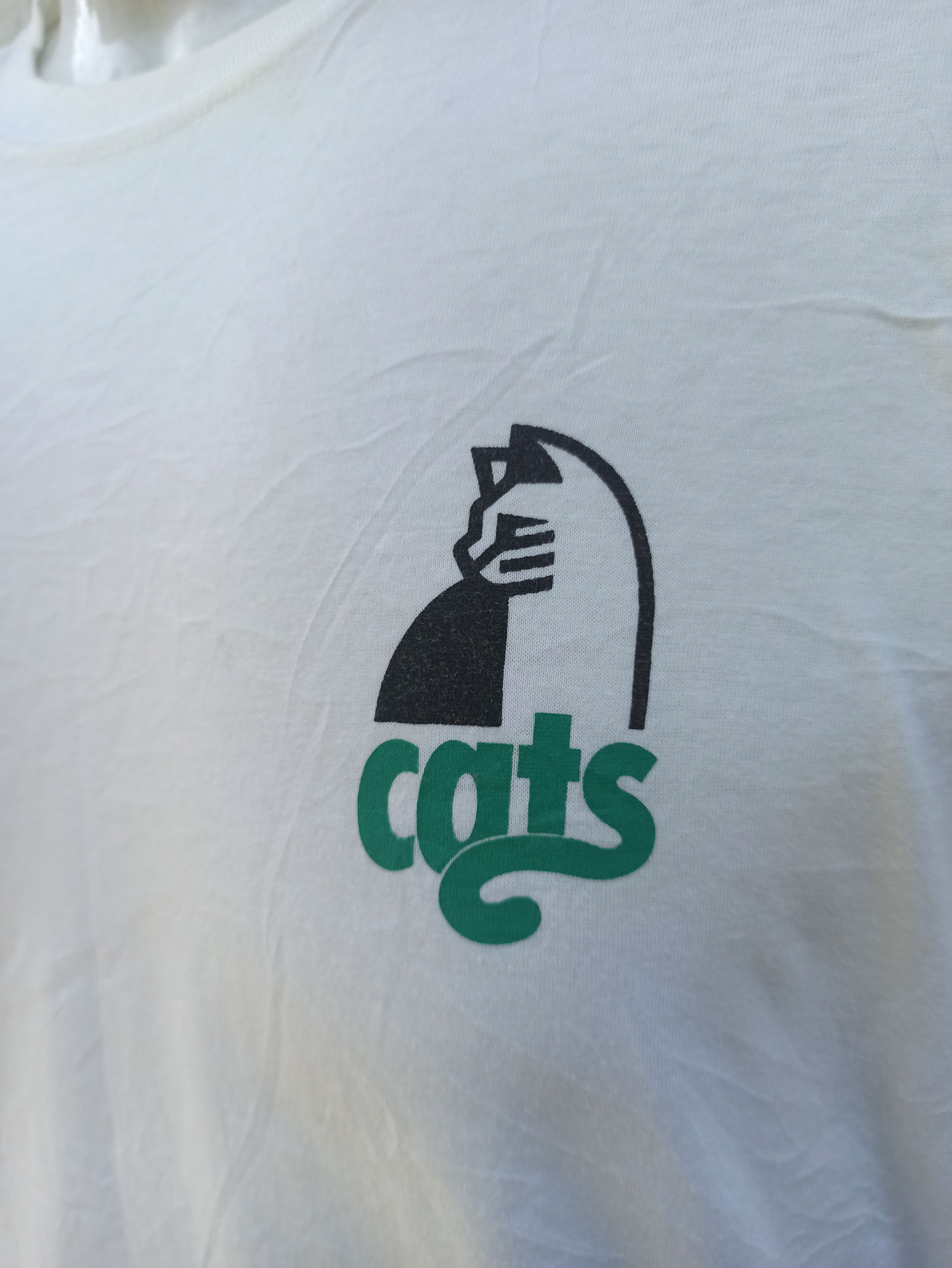 Japanese Brand × Kansai Yamamoto Kansai Yamamoto Cats Logo Tee Size US L / EU 52-54 / 3 - 4 Thumbnail