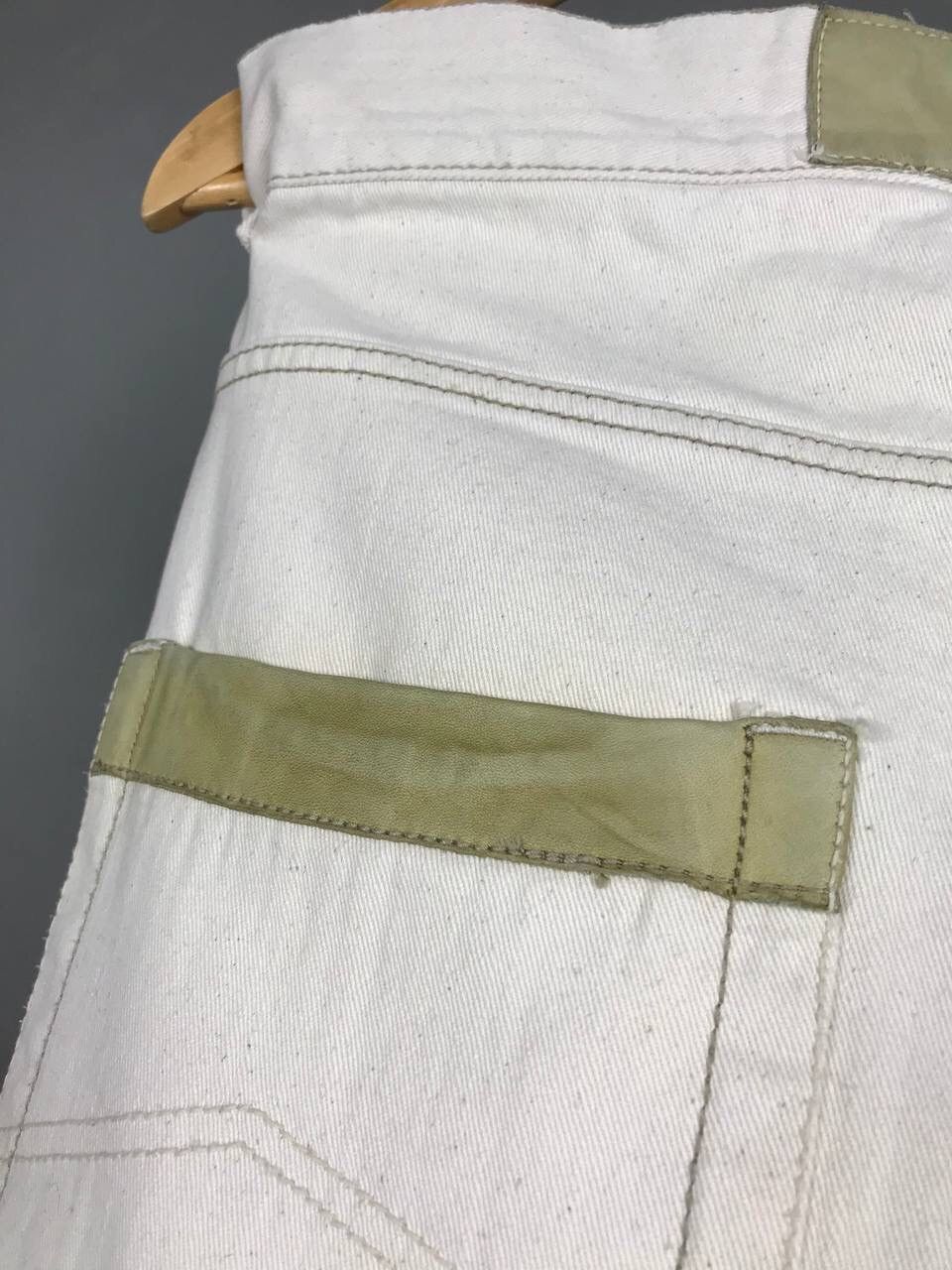 Marlboro Marlboro Classic American vintage leather jeans Size US 33 - 10 Thumbnail