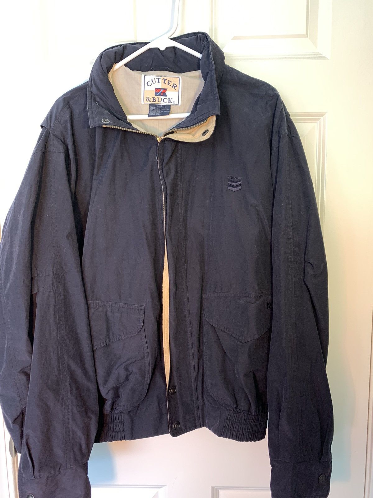 Vintage Chevron Cutter and Buck Windbreaker Jacket Grailed