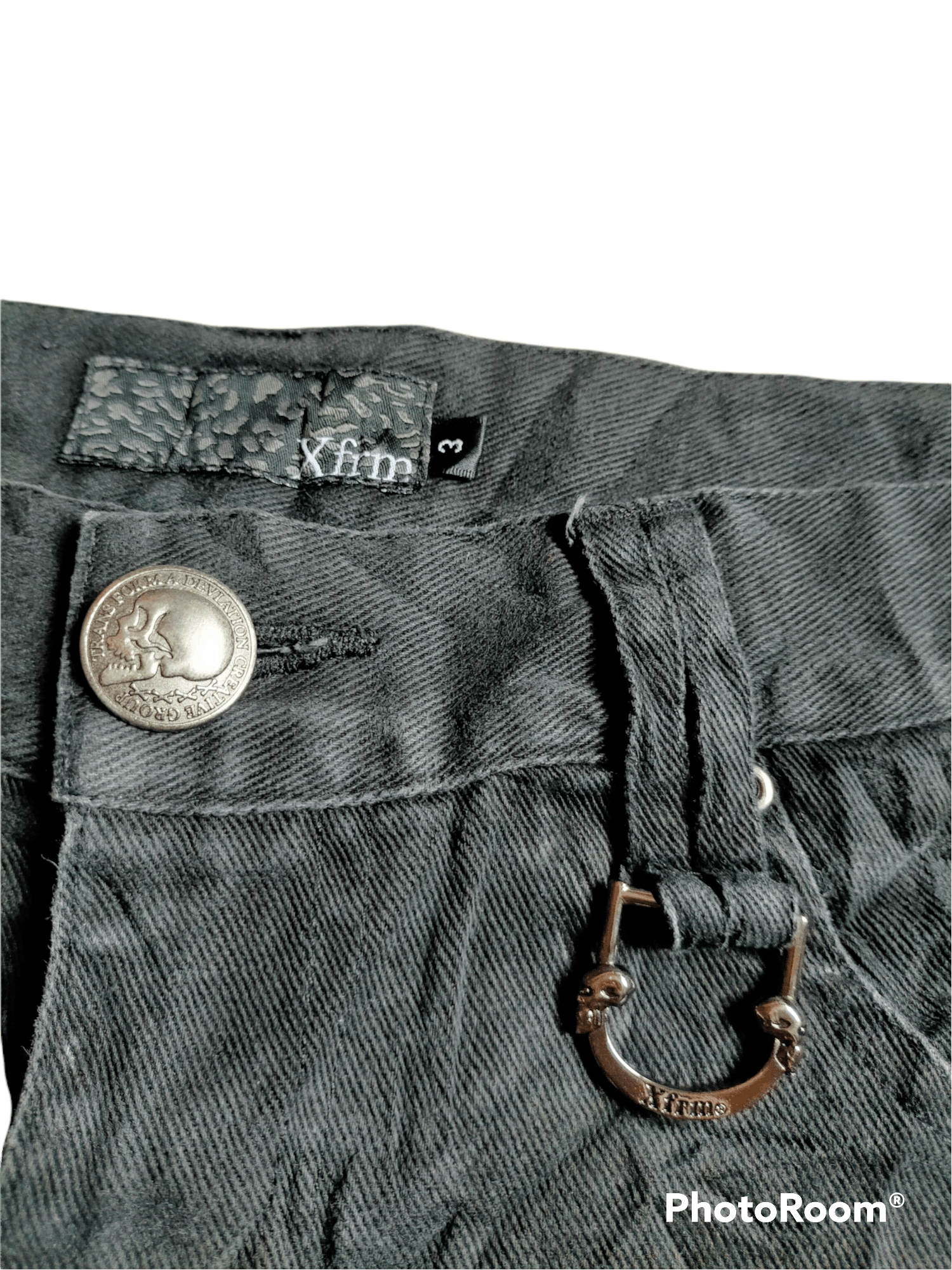 Japanese Brand XFRM Rude Life Carpenter Buckleback Black jeans Size US 34 / EU 50 - 6 Thumbnail