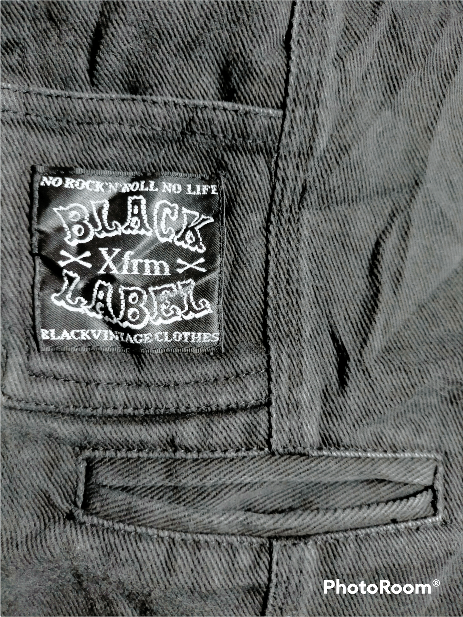 Japanese Brand XFRM Rude Life Carpenter Buckleback Black jeans Size US 34 / EU 50 - 11 Thumbnail