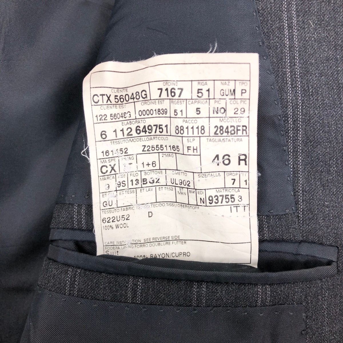 Gucci Gucci Wool Stripes Wool Suit Single Breasted Coat Size 46R - 11 Thumbnail