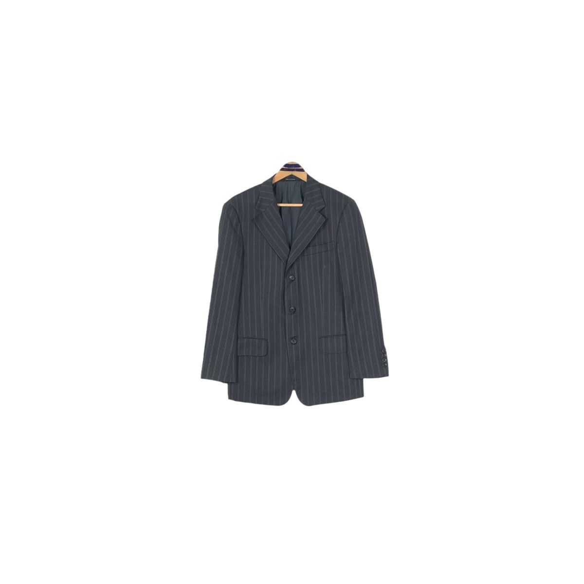 Gucci Gucci Wool Stripes Wool Suit Single Breasted Coat Size 46R - 2 Thumbnail