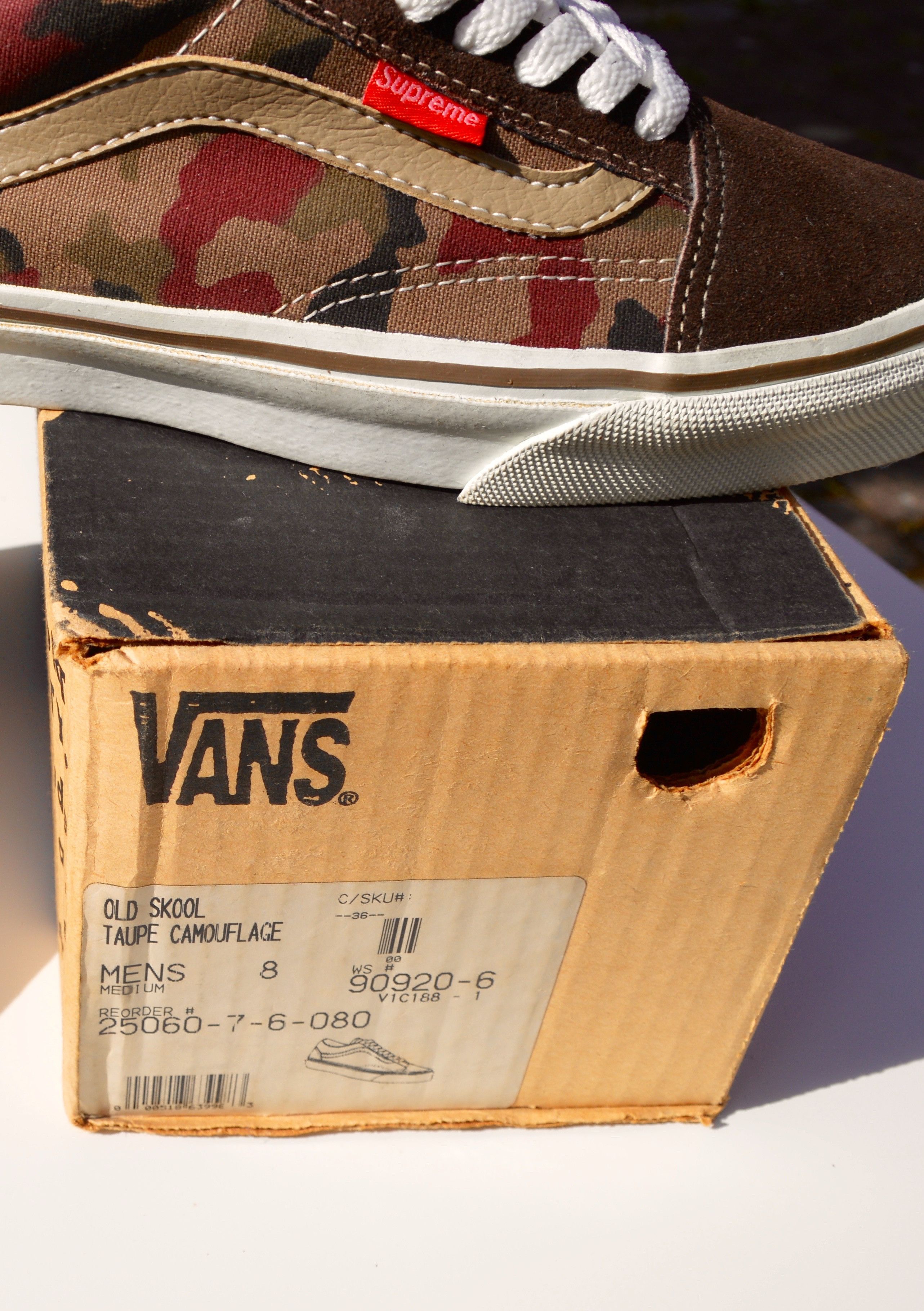 Supreme x vans outlet 1996