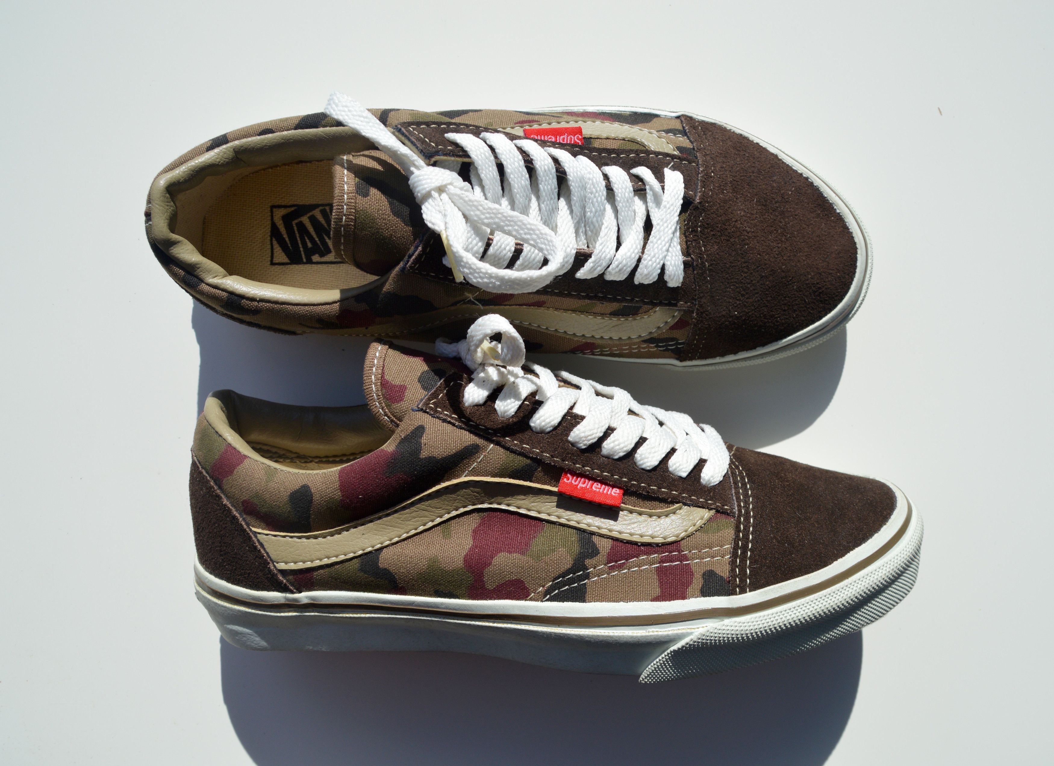 Supreme Vans 1996 Brand New Old Skool Camo Grailed