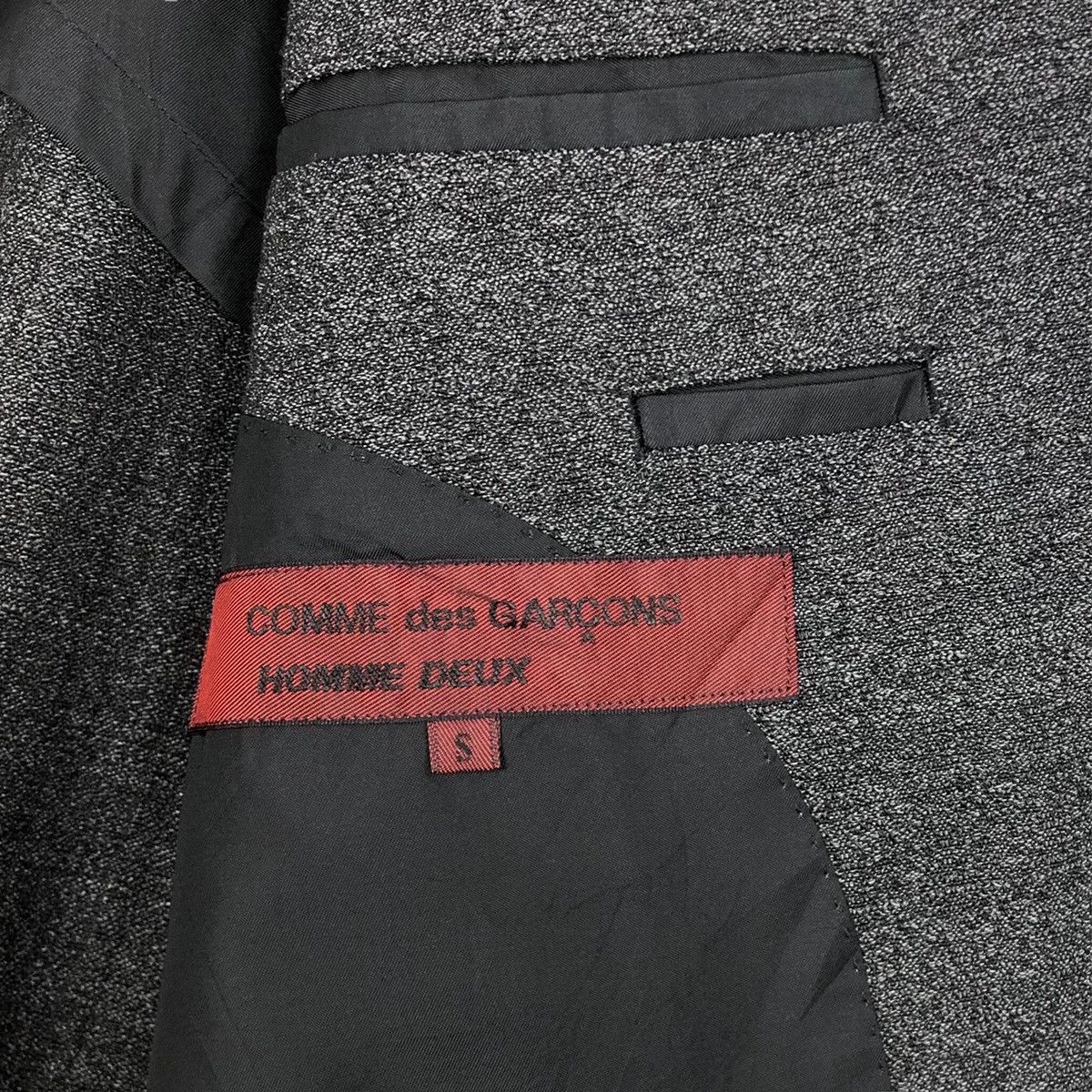 Comme des Garcons Vintage 90s Comme des Garçons Homme Deux AD1999 Wool Suit Size 46L - 9 Thumbnail