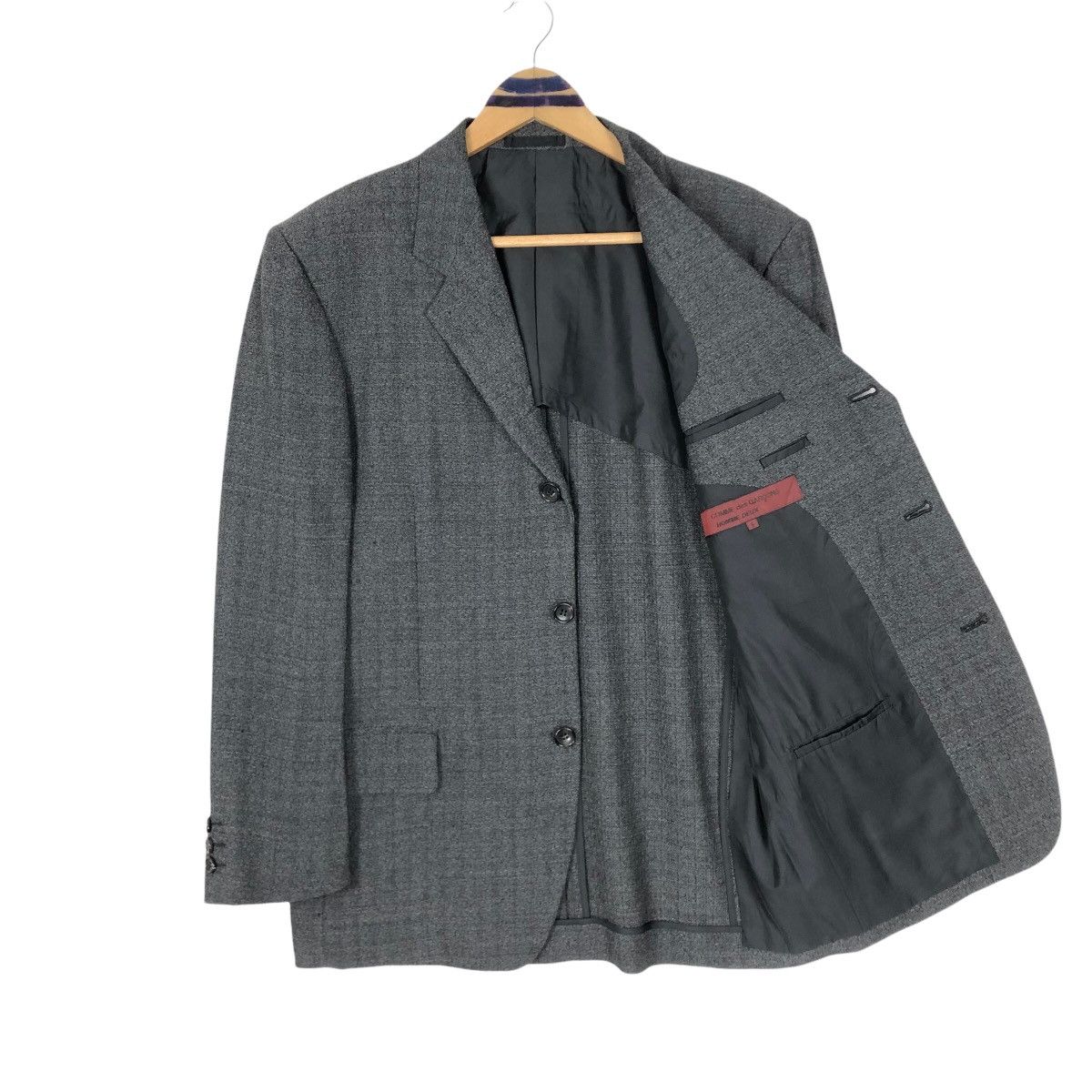 Comme des Garcons Vintage 90s Comme des Garçons Homme Deux AD1999 Wool Suit Size 46L - 7 Thumbnail