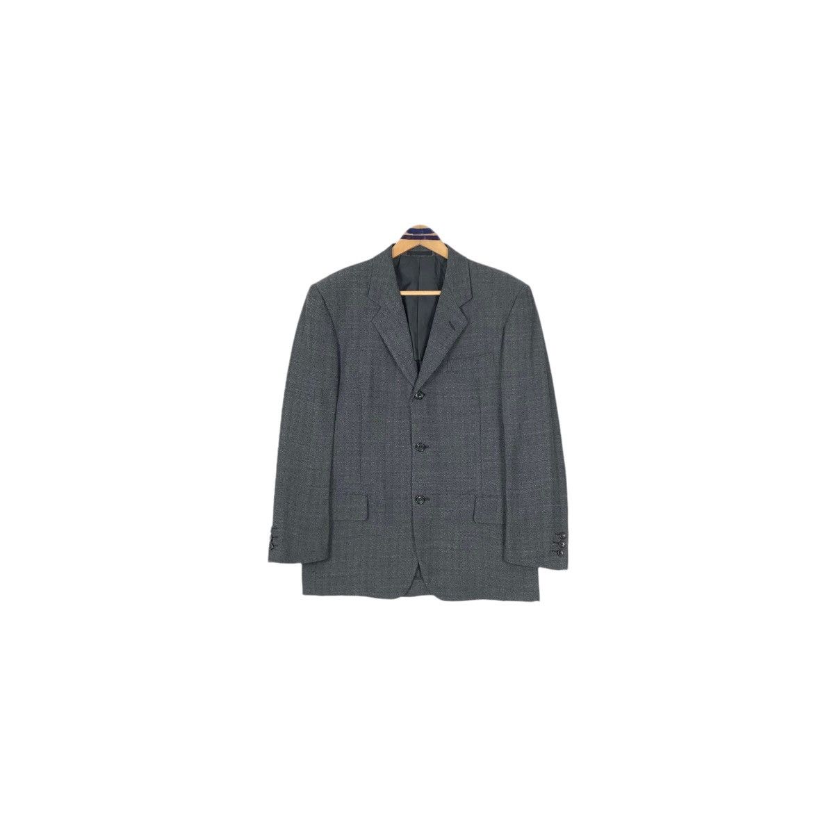 Comme des Garcons Vintage 90s Comme des Garçons Homme Deux AD1999 Wool Suit Size 46L - 2 Thumbnail
