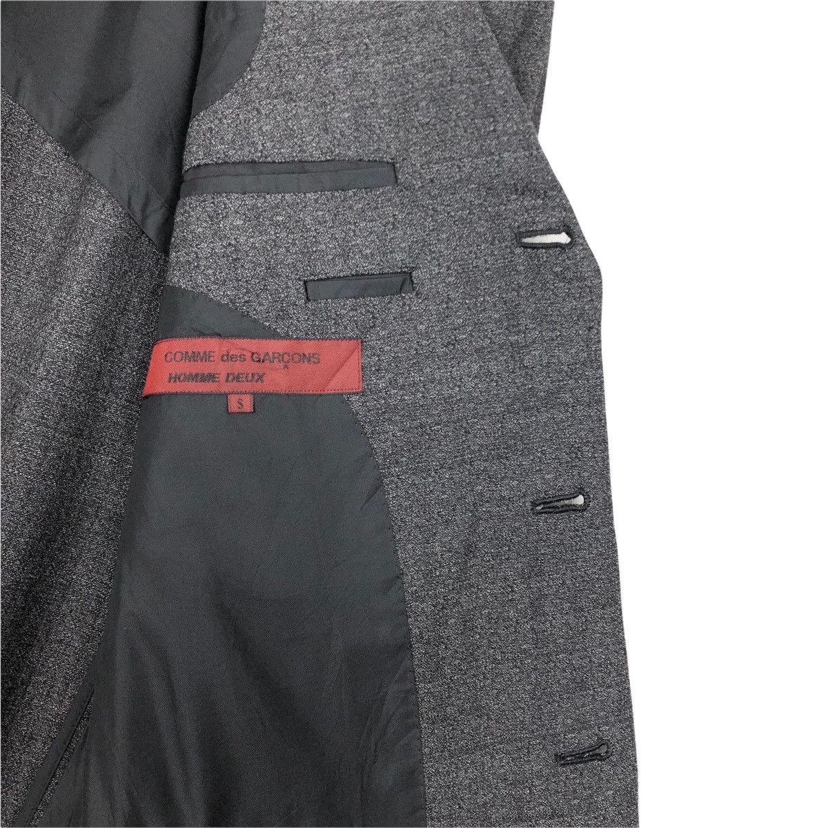Comme des Garcons Vintage 90s Comme des Garçons Homme Deux AD1999 Wool Suit Size 46L - 8 Thumbnail