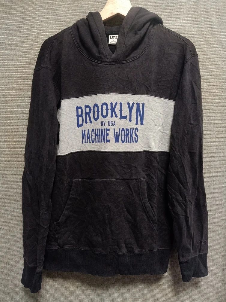 image of Sweatshirt Hoodie Brooklyn Machine Works in Black, Men's (Size Medium)