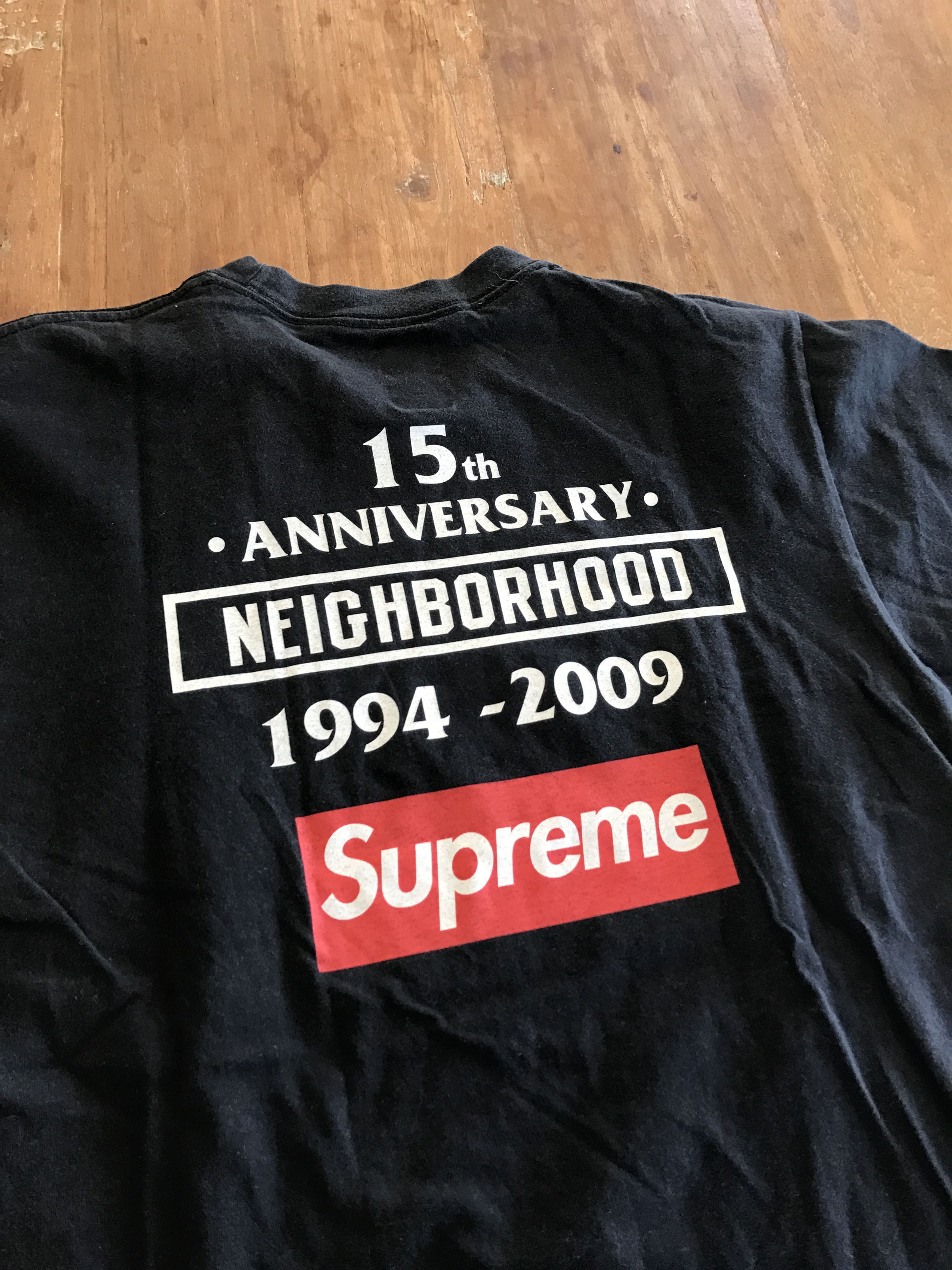 Neighborhood × Supreme 15th Anniversary Tee Size US S / EU 44-46 / 1 - 2 Thumbnail