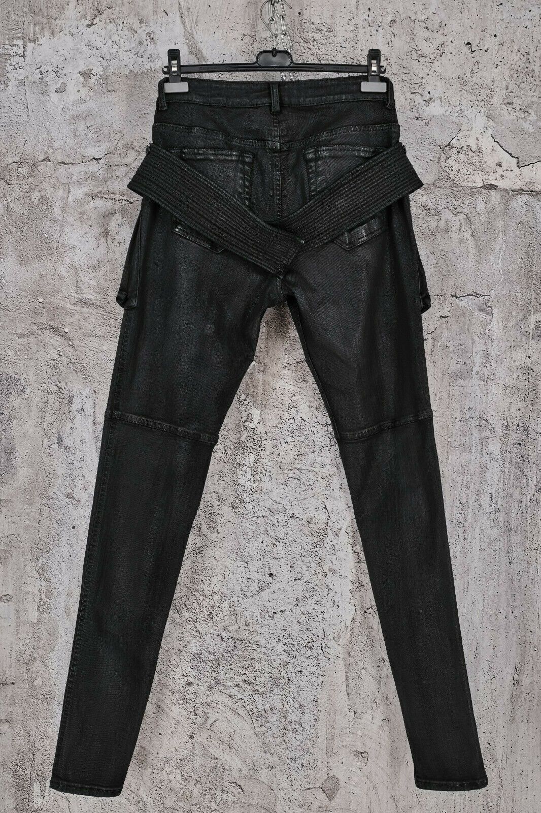 Rick Owens Drkshdw DRKSHDW EASY CREATCH CUT WAX JEANS IN BLACK 31,SS21 |  Grailed