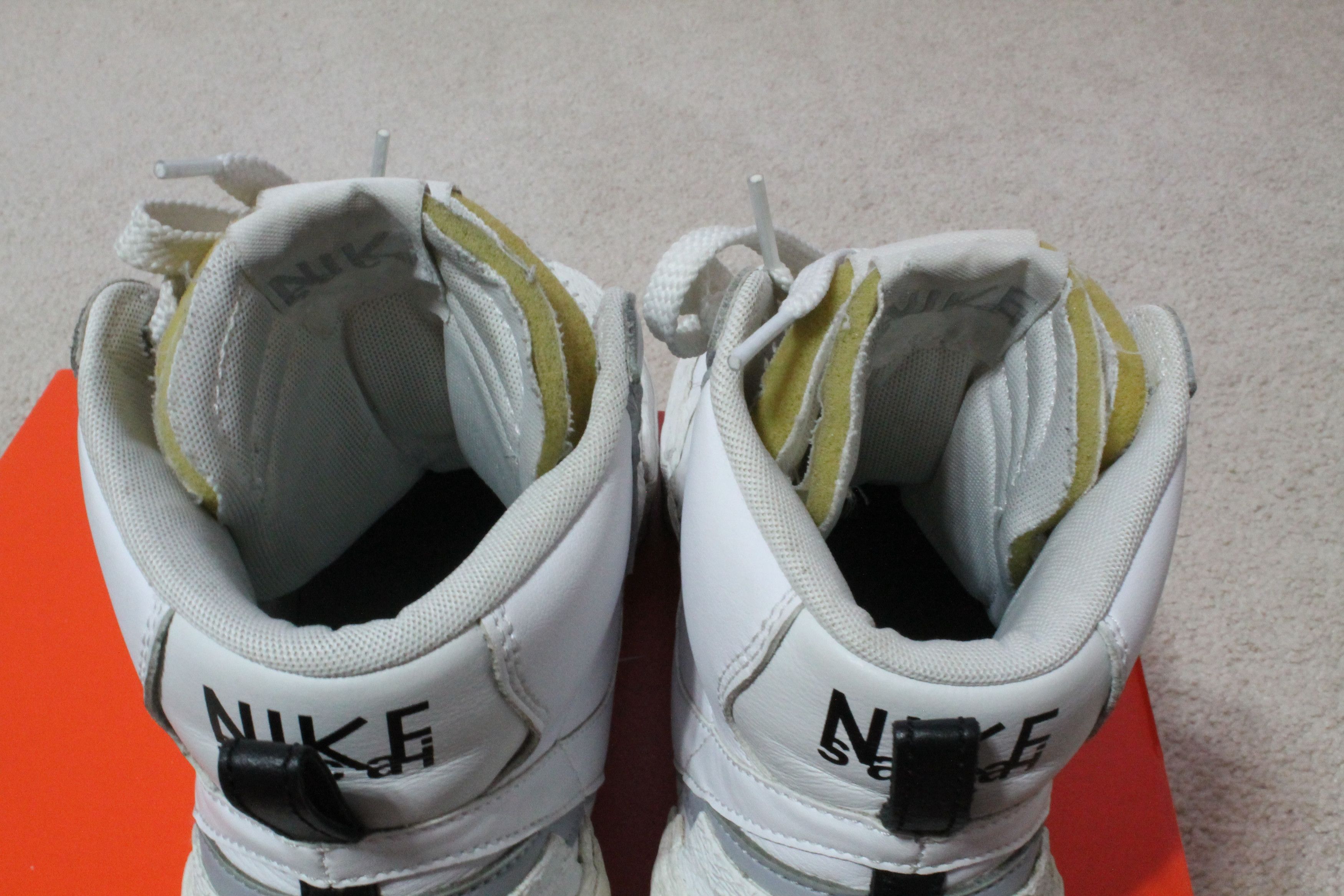Nike × Sacai Nike Sacai Blazer White/Wolf Grey Size US 10 / EU 43 - 6 Thumbnail