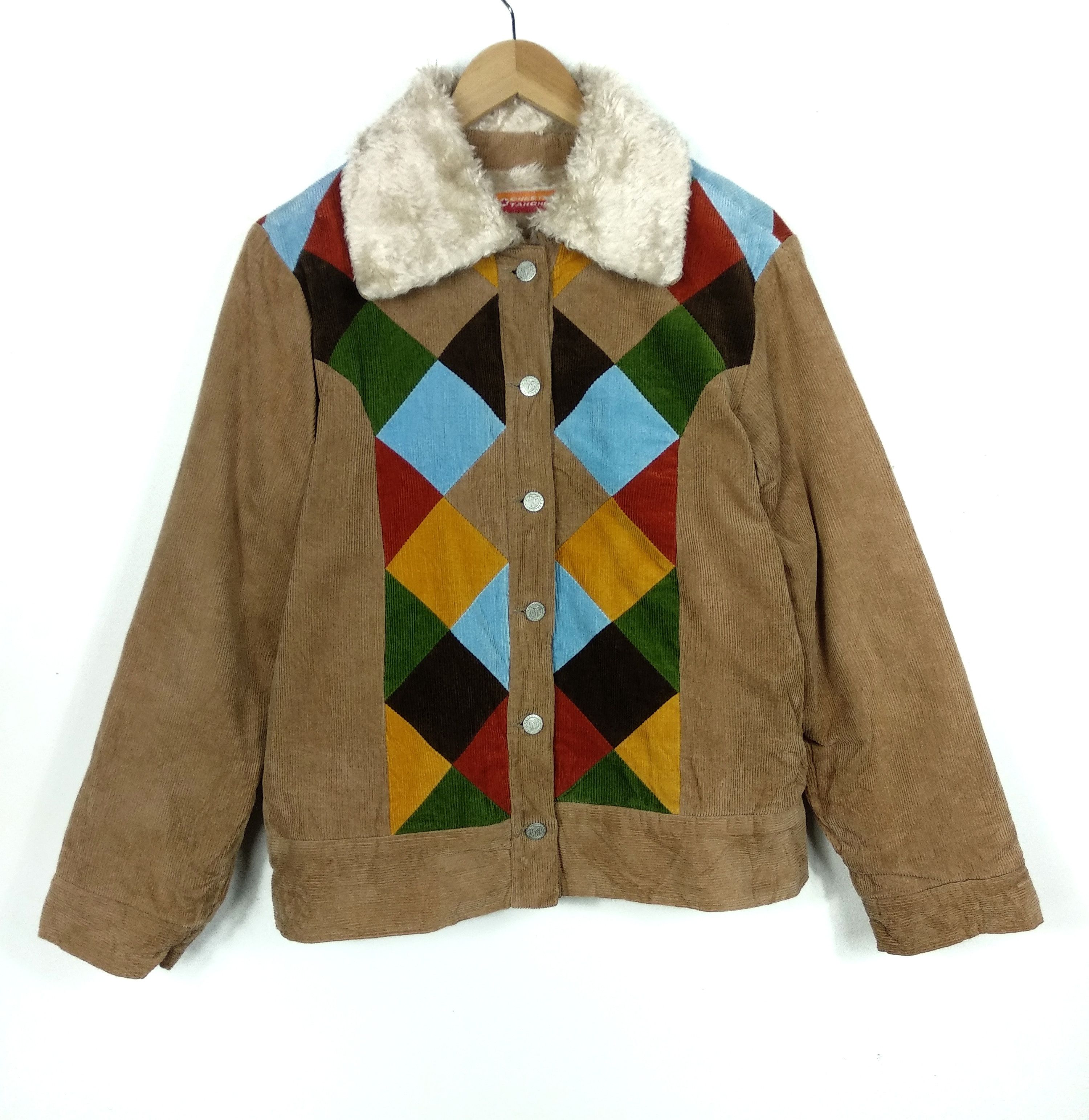 Hysteric Glamour × Japanese Brand Cheetah Tanchee Conduroy Lining Sherpa Jacket Size US S / EU 44-46 / 1 - 1 Thumbnail