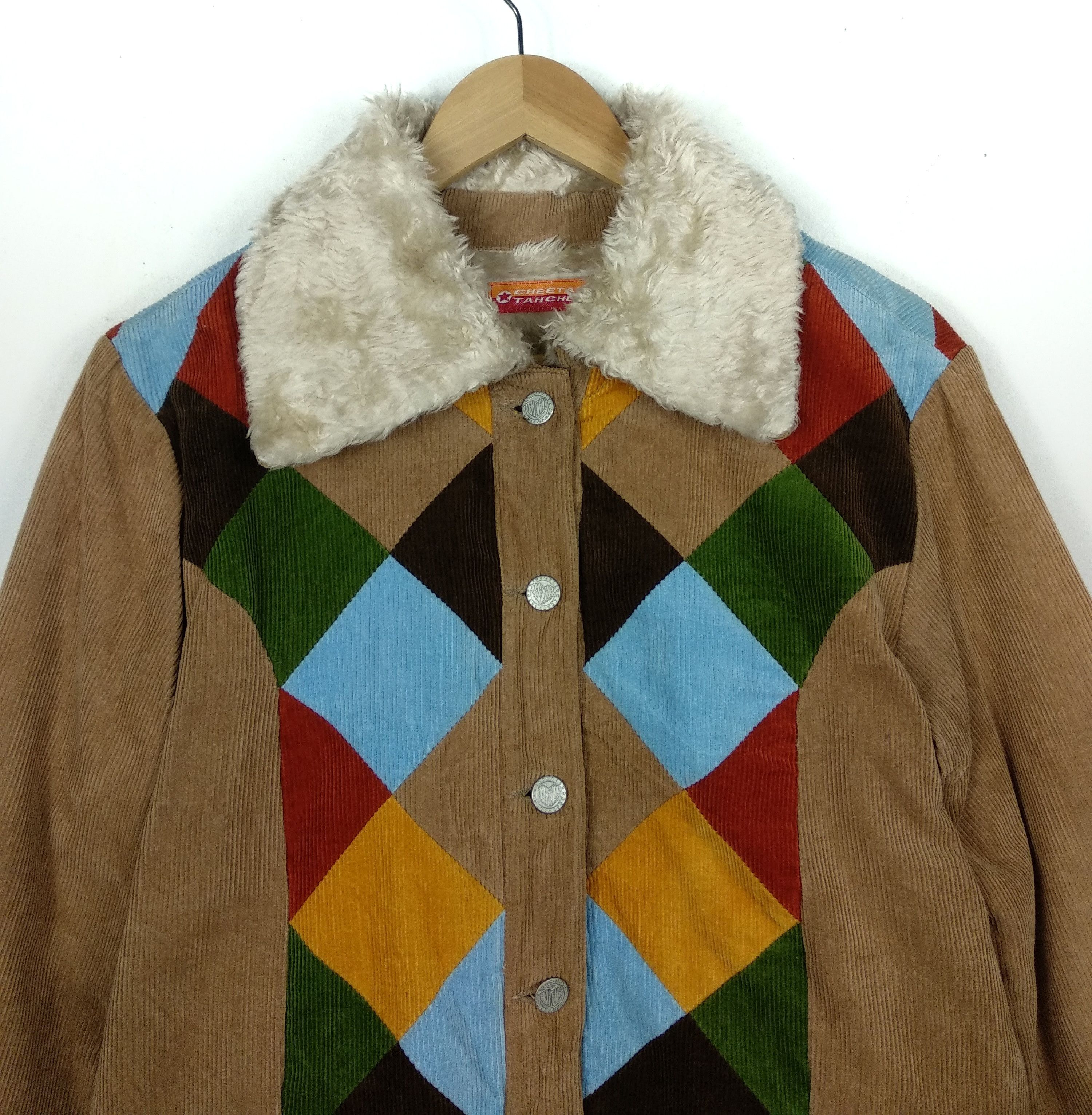 Hysteric Glamour × Japanese Brand Cheetah Tanchee Conduroy Lining Sherpa Jacket Size US S / EU 44-46 / 1 - 2 Thumbnail