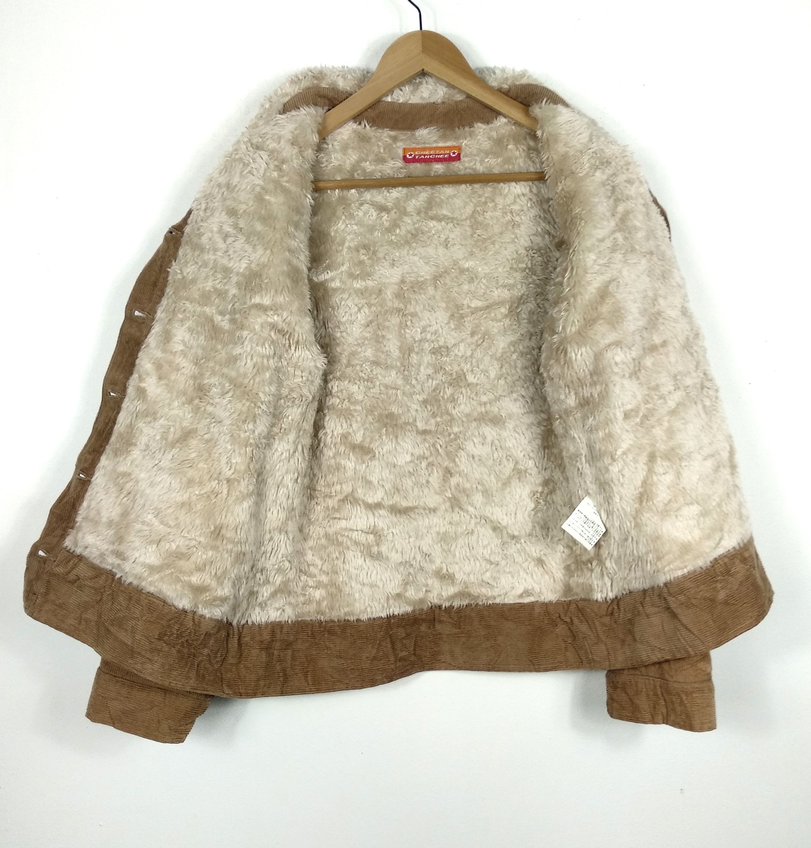 Hysteric Glamour × Japanese Brand Cheetah Tanchee Conduroy Lining Sherpa Jacket Size US S / EU 44-46 / 1 - 6 Thumbnail