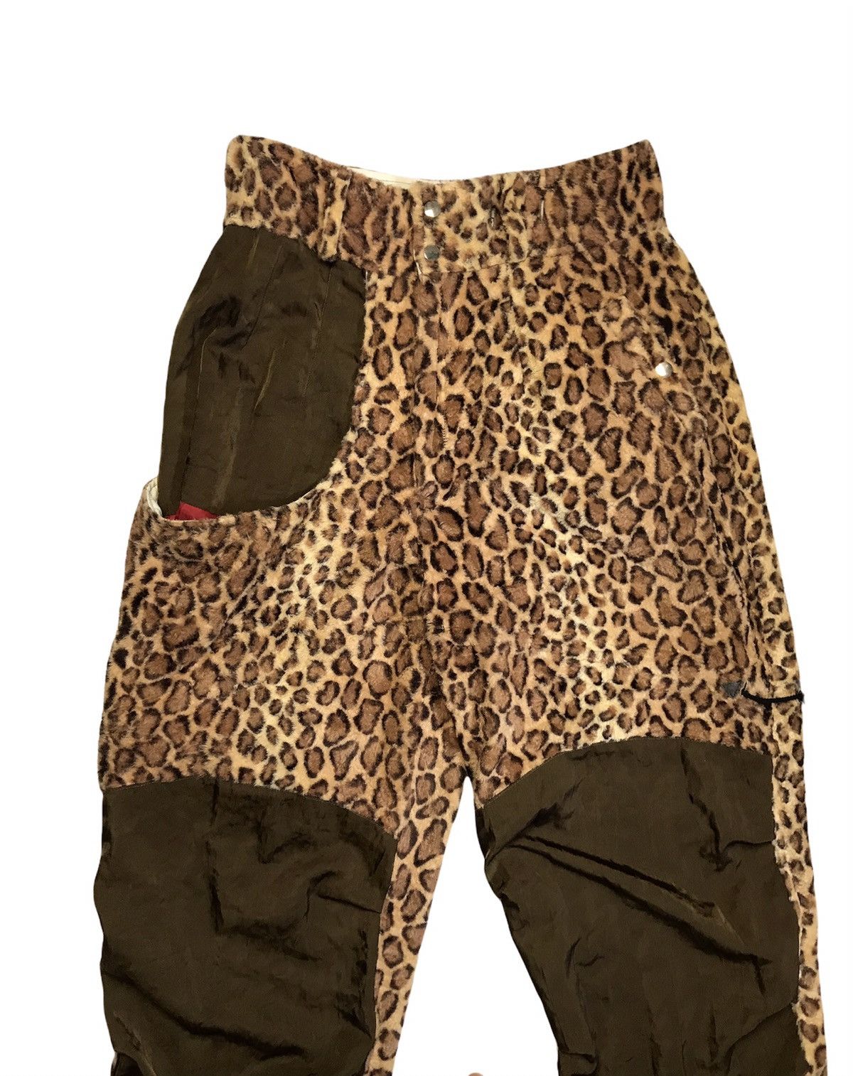 20471120 × Japanese Brand × Vintage Kapital inspired Design is20471220 Leopard Fur Pant Size US 30 / EU 46 - 4 Thumbnail
