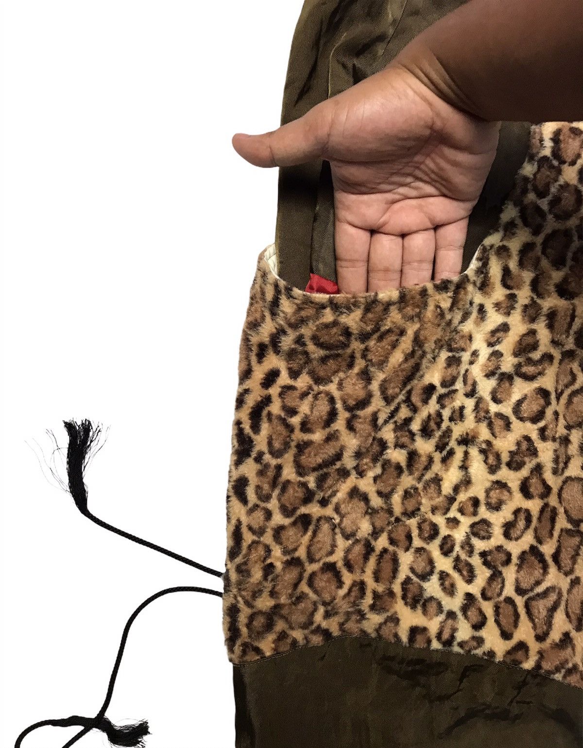 20471120 × Japanese Brand × Vintage Kapital inspired Design is20471220 Leopard Fur Pant Size US 30 / EU 46 - 6 Thumbnail